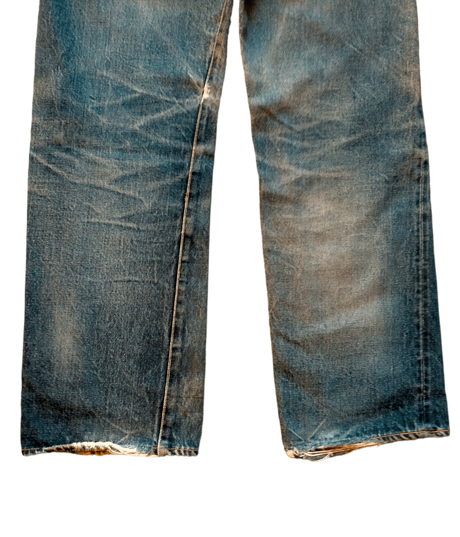 Denime Denime Selvage Distressed Ripped jeans Size US 31 - 13 Thumbnail