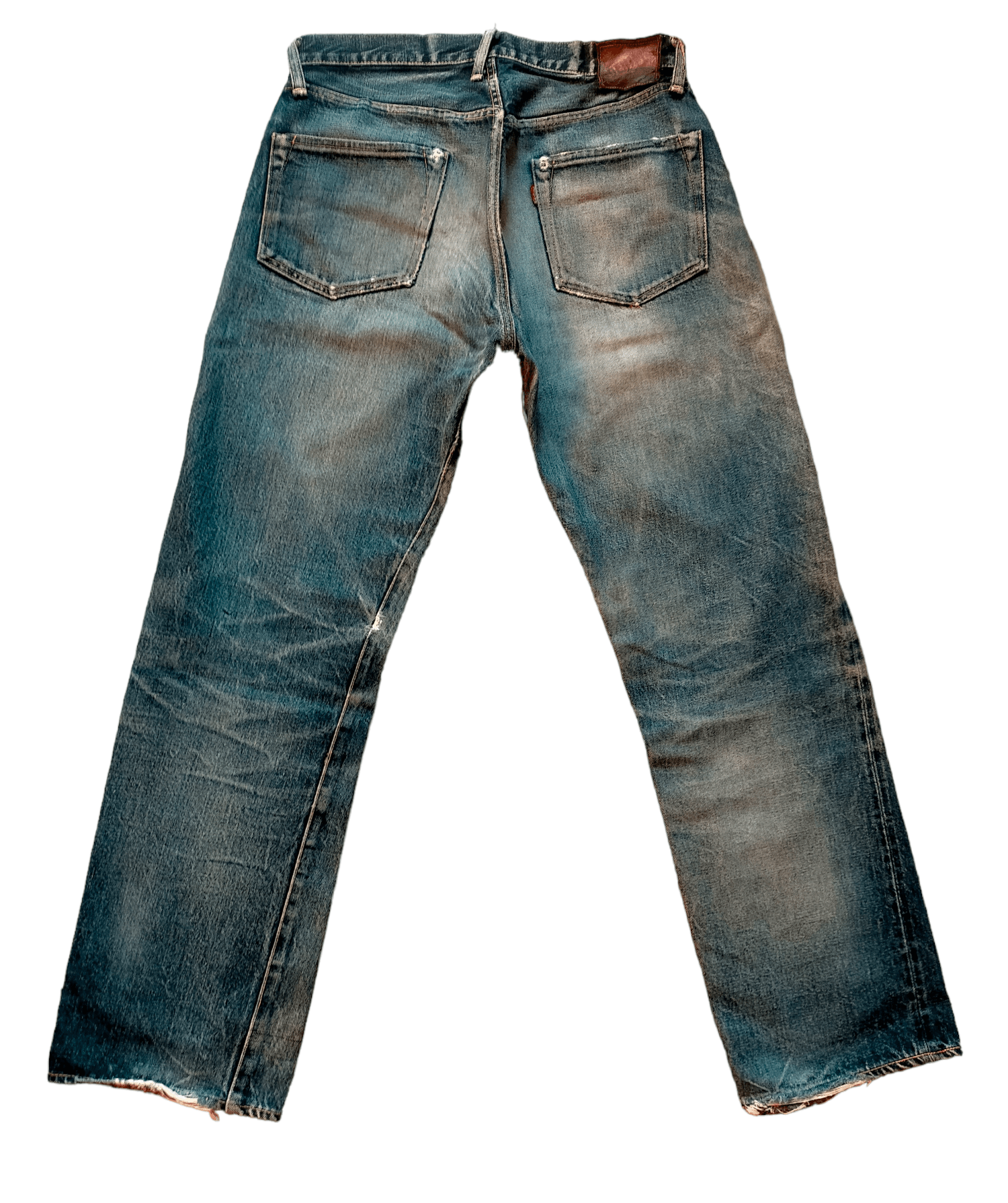 Denime Denime Selvage Distressed Ripped jeans Size US 31 - 11 Thumbnail