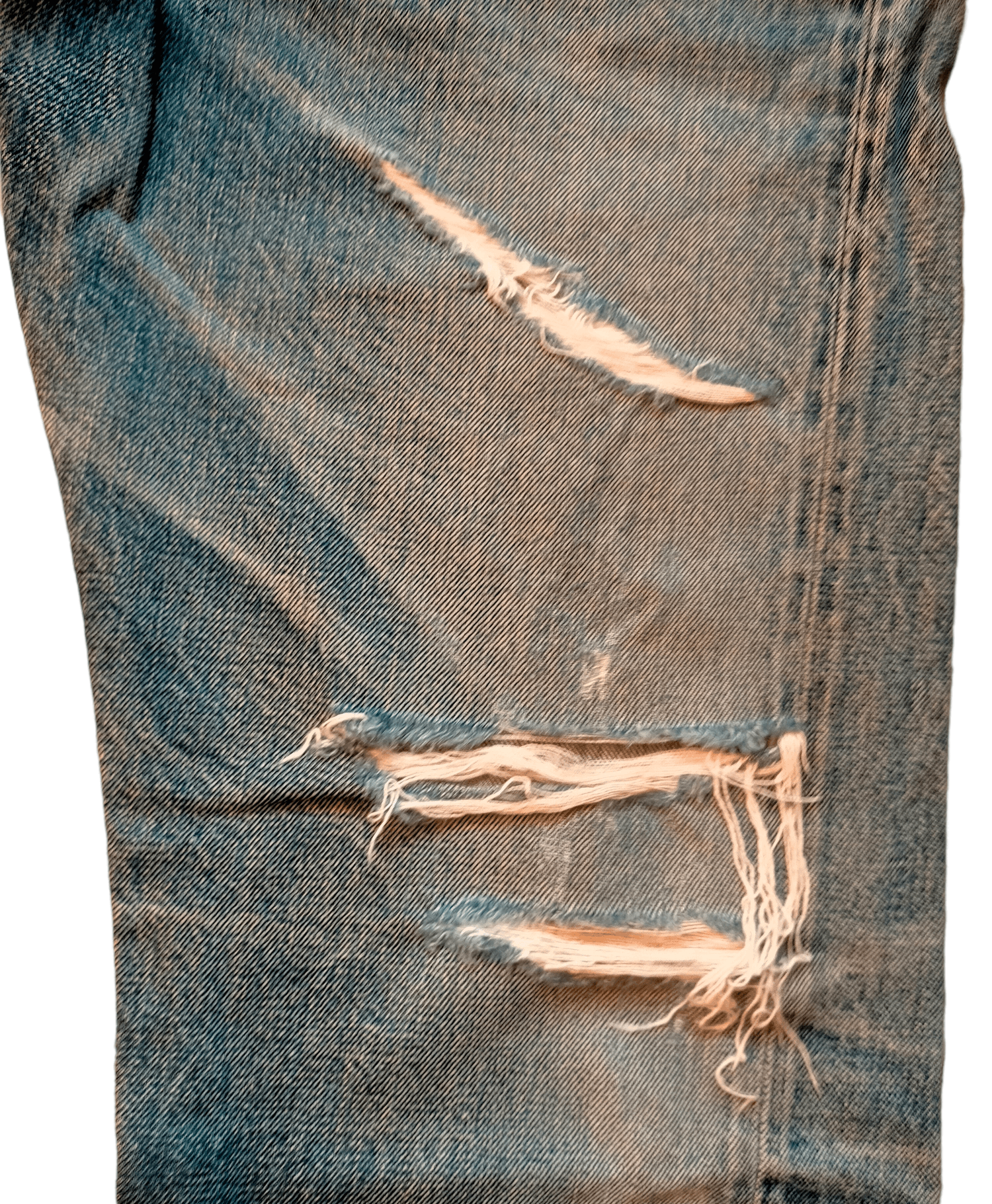 Denime Denime Selvage Distressed Ripped jeans Size US 31 - 8 Thumbnail