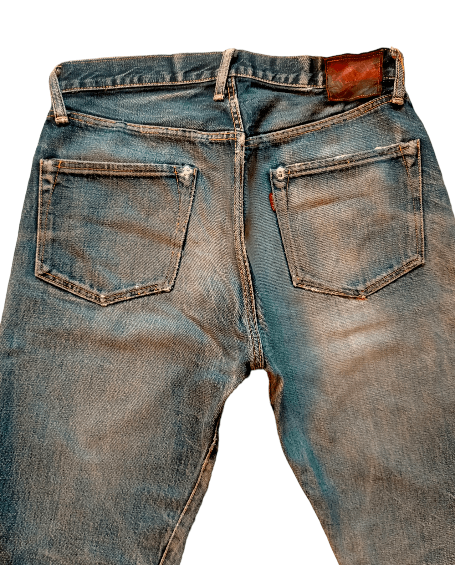 Denime Denime Selvage Distressed Ripped jeans Size US 31 - 12 Thumbnail