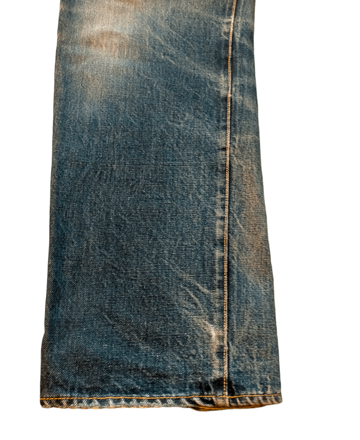 Denime Denime Selvage Distressed Ripped jeans Size US 31 - 10 Thumbnail
