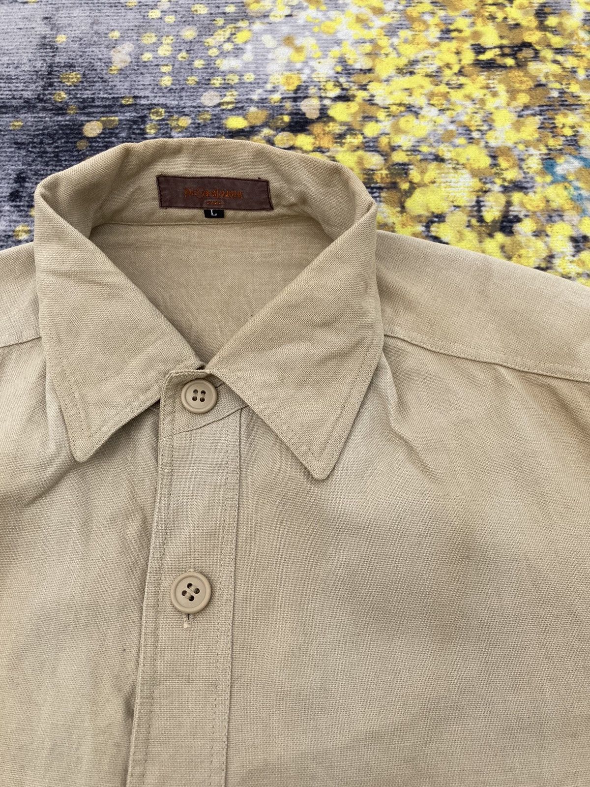 Vintage × Yves Saint Laurent VINTAGE YVES SAINT LAURENT SHIRT Size US L / EU 52-54 / 3 - 6 Thumbnail
