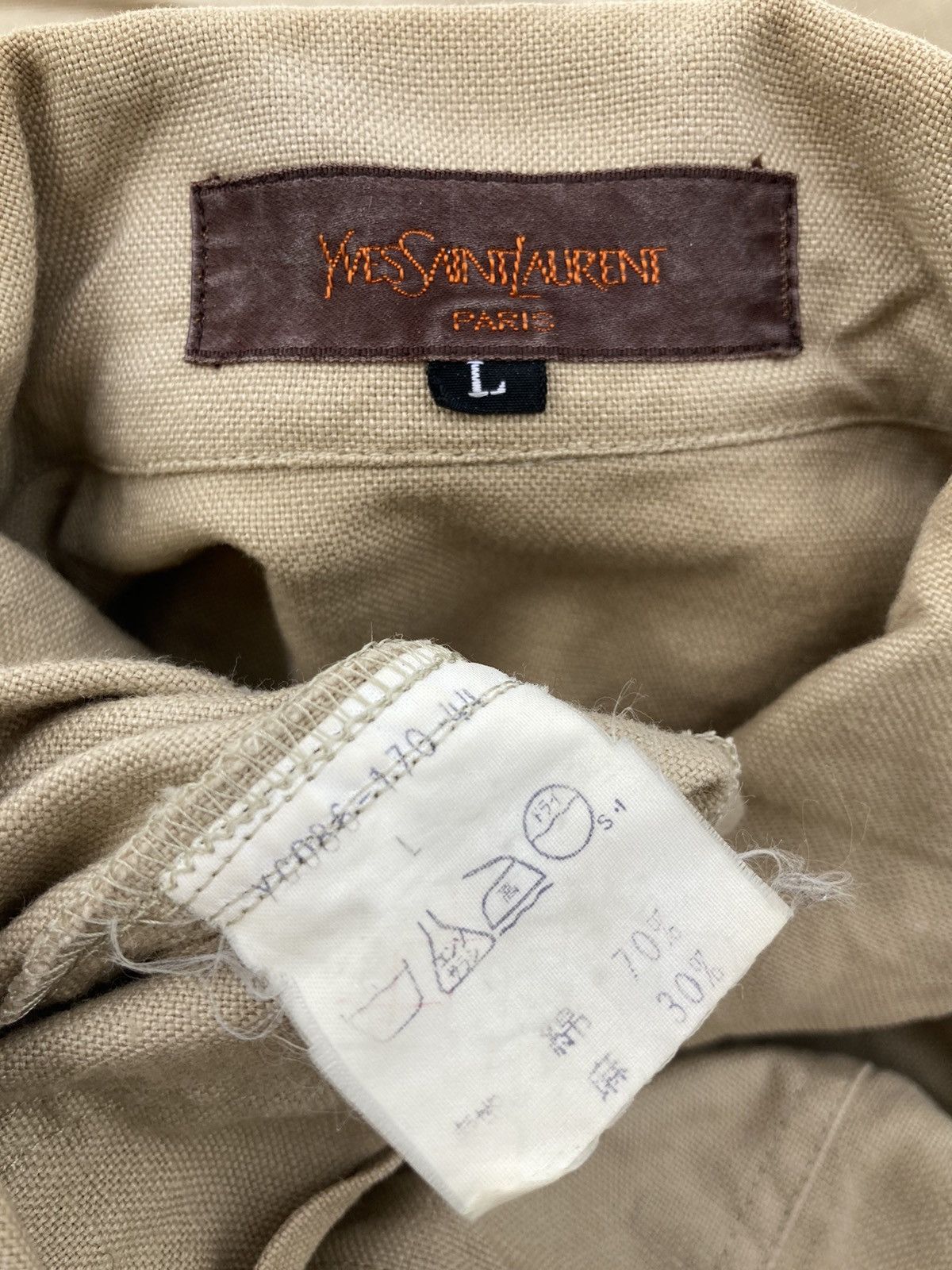 Vintage × Yves Saint Laurent VINTAGE YVES SAINT LAURENT SHIRT Size US L / EU 52-54 / 3 - 8 Thumbnail