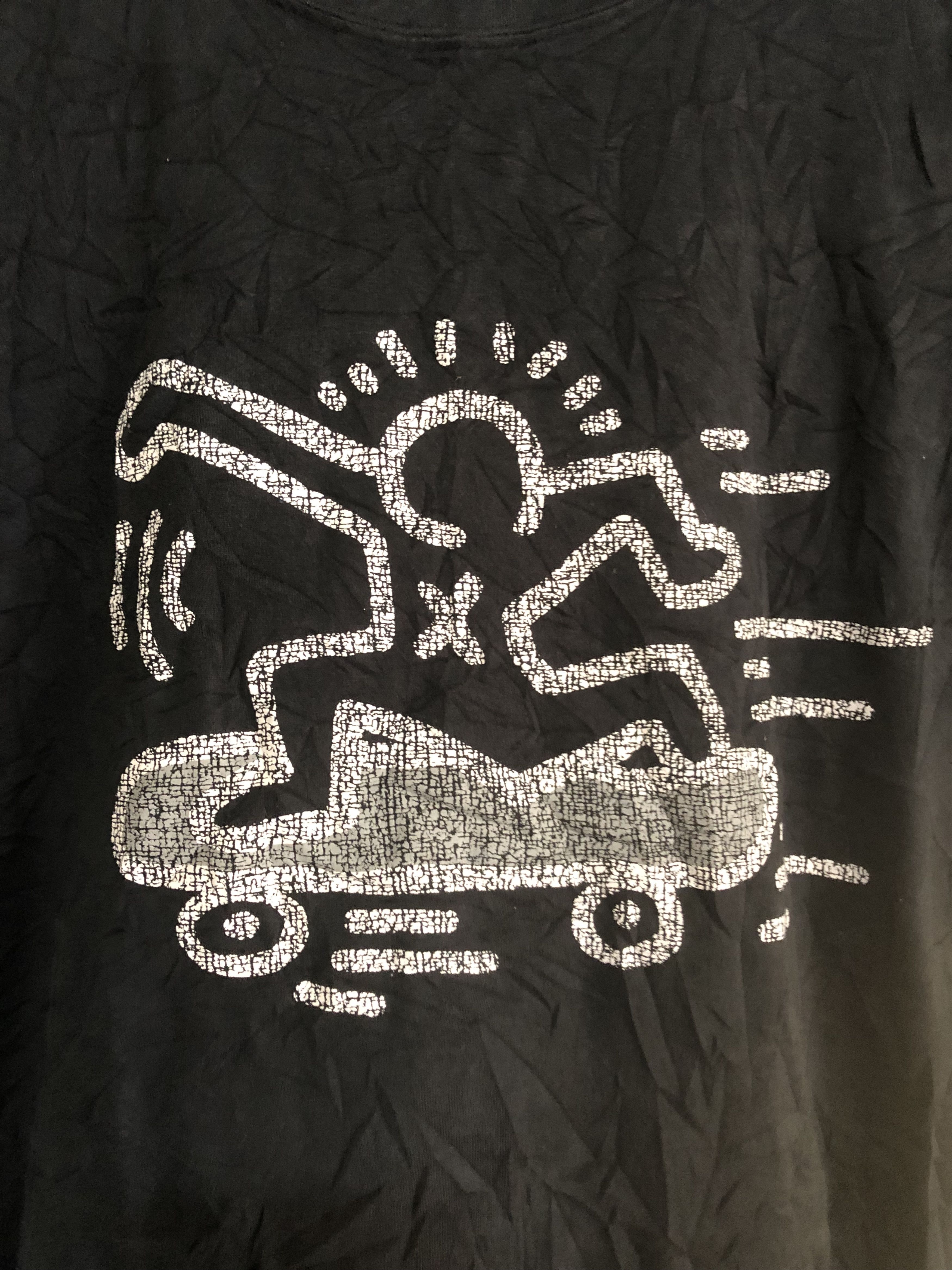 Japanese Brand Keth Haring Tshirt Size US L / EU 52-54 / 3 - 2 Thumbnail