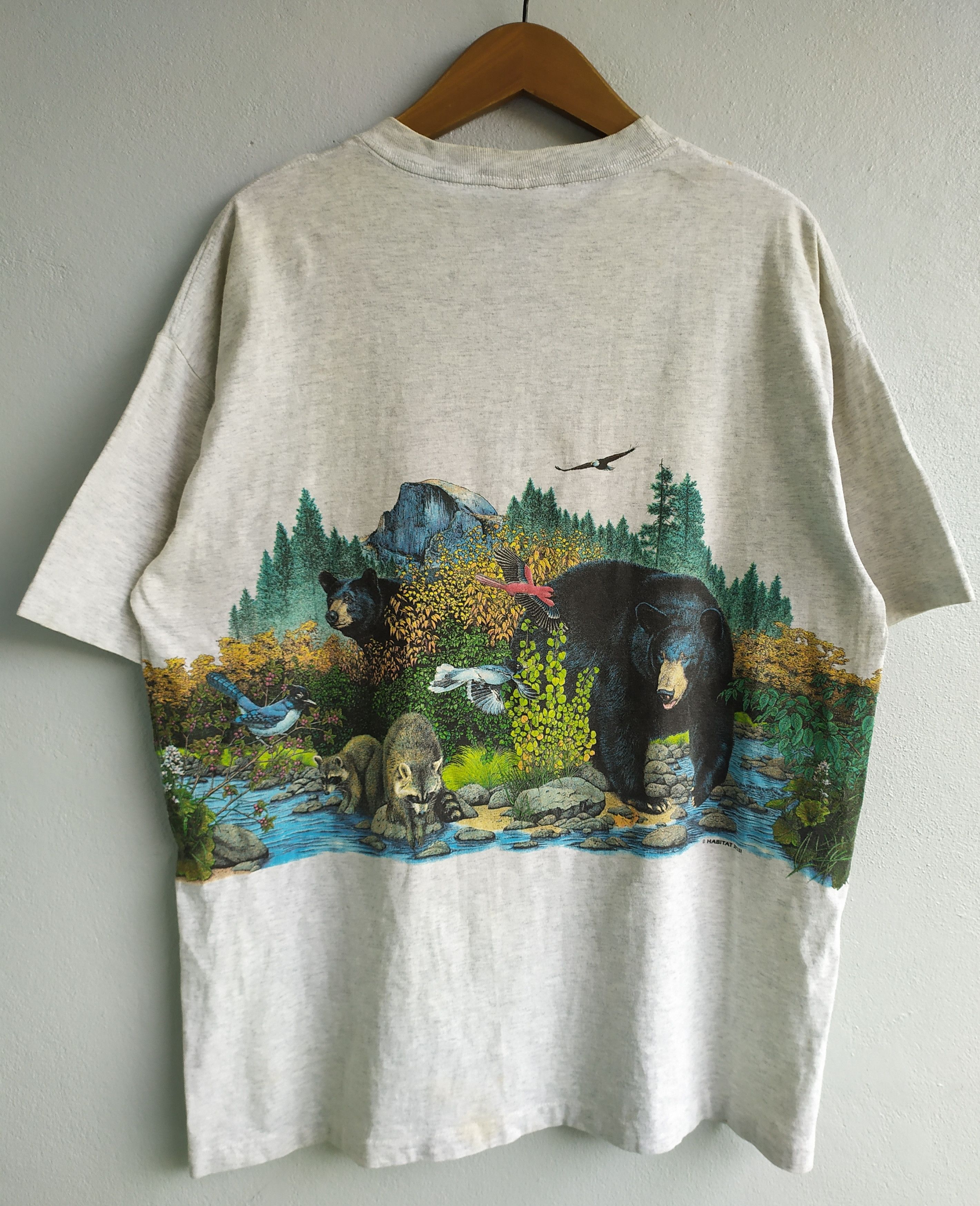 Habitat × Vintage Vintage HABITAT T Shirt Size US XL / EU 56 / 4 - 2 Thumbnail