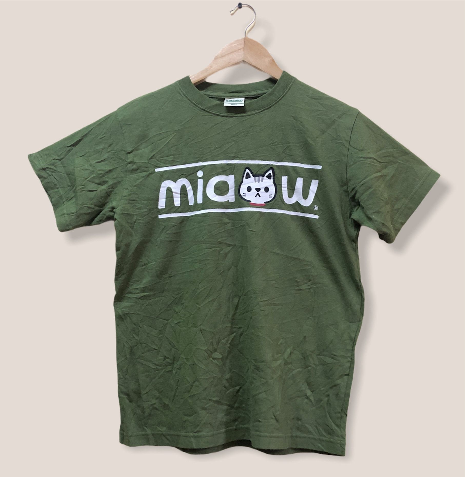 Japanese Brand Laundry Miaow Tshirt Size US S / EU 44-46 / 1 - 1 Thumbnail