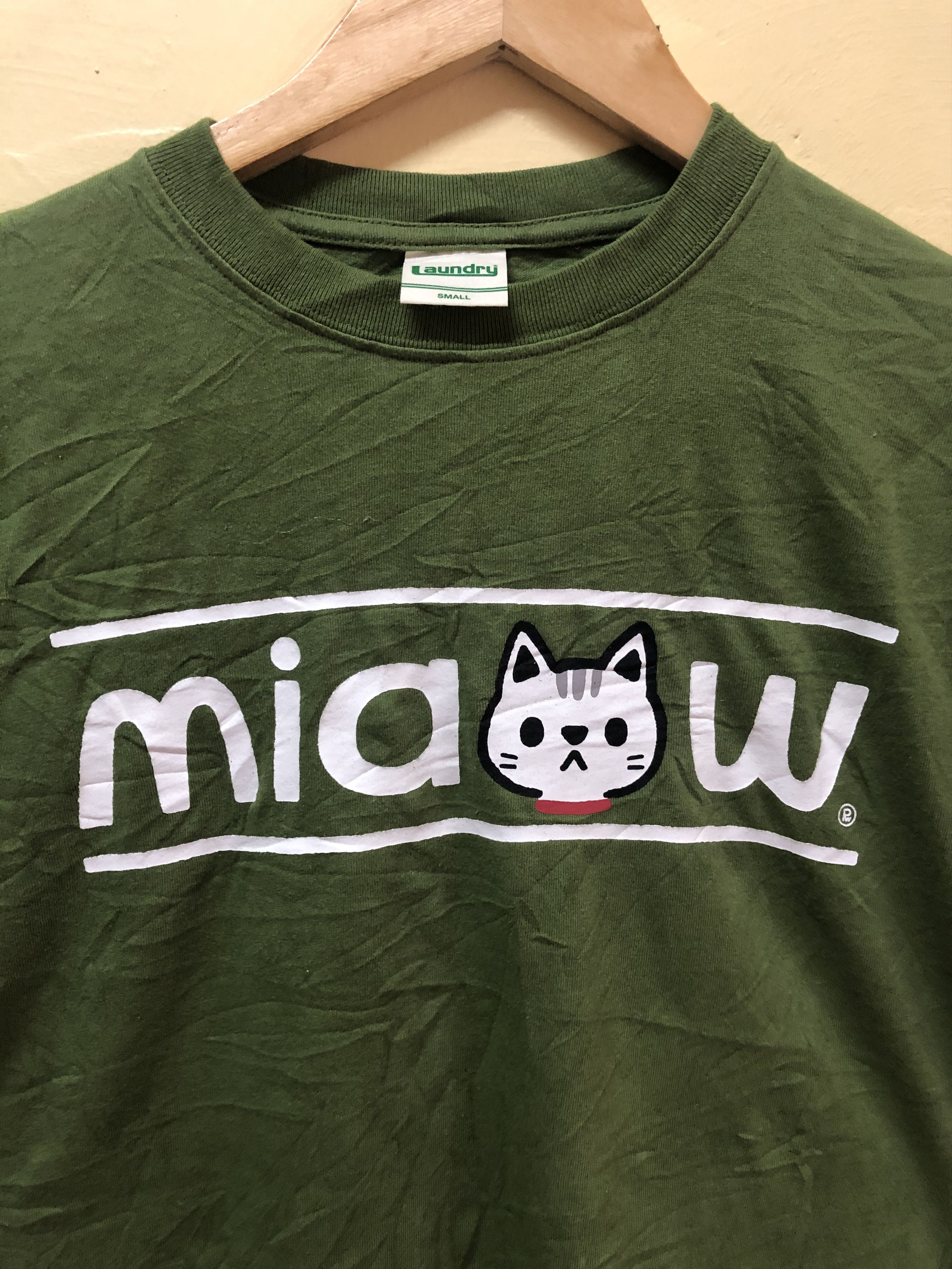 Japanese Brand Laundry Miaow Tshirt Size US S / EU 44-46 / 1 - 2 Thumbnail