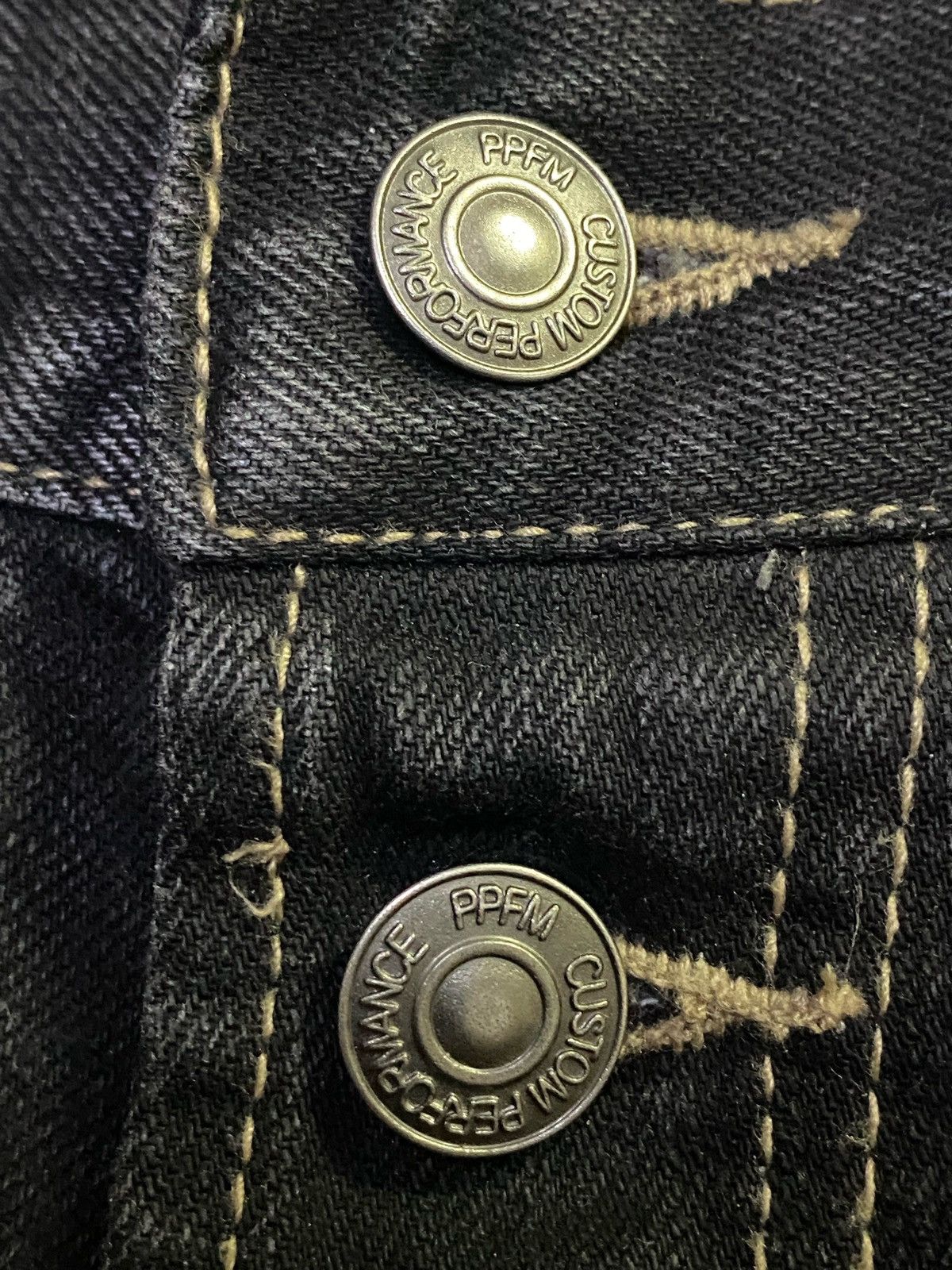 Japanese Brand PPFM Multipocket Zippers Denim Jeans Size US 33 - 13 Thumbnail