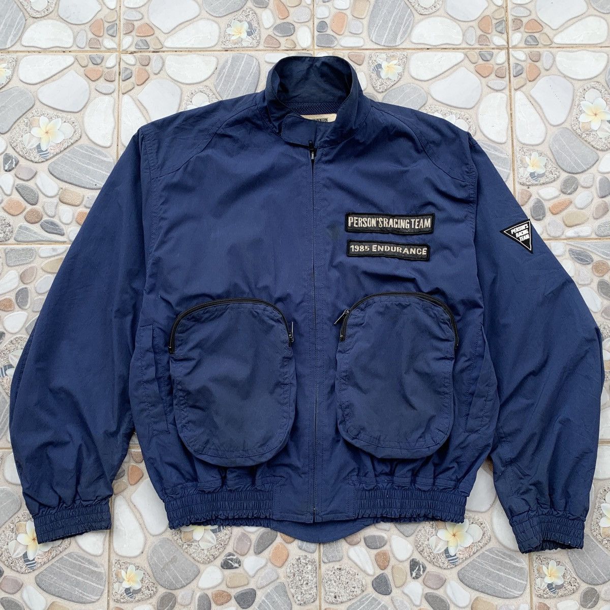 PERSON'S Vintage Person’s Racing Team Bomber Jacket Made In Japan Size US S / EU 44-46 / 1 - 2 Thumbnail