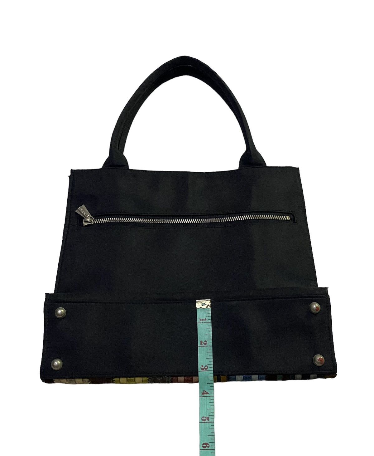 Jean Paul Gaultier Jean Paul Gaultier Tyrolean Tape Tote Bag Multicolor Size ONE SIZE - 8 Thumbnail
