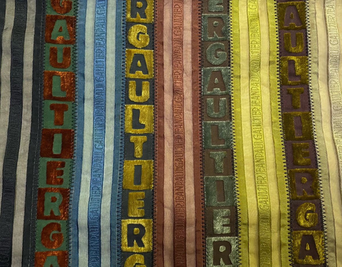 Jean Paul Gaultier Jean Paul Gaultier Tyrolean Tape Tote Bag Multicolor Size ONE SIZE - 17 Thumbnail