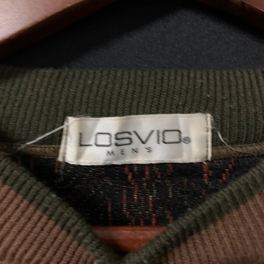 Japanese Brand Losvia Men Art Crewneck Pullover Sweatshirts Nice Design Size US L / EU 52-54 / 3 - 6 Thumbnail