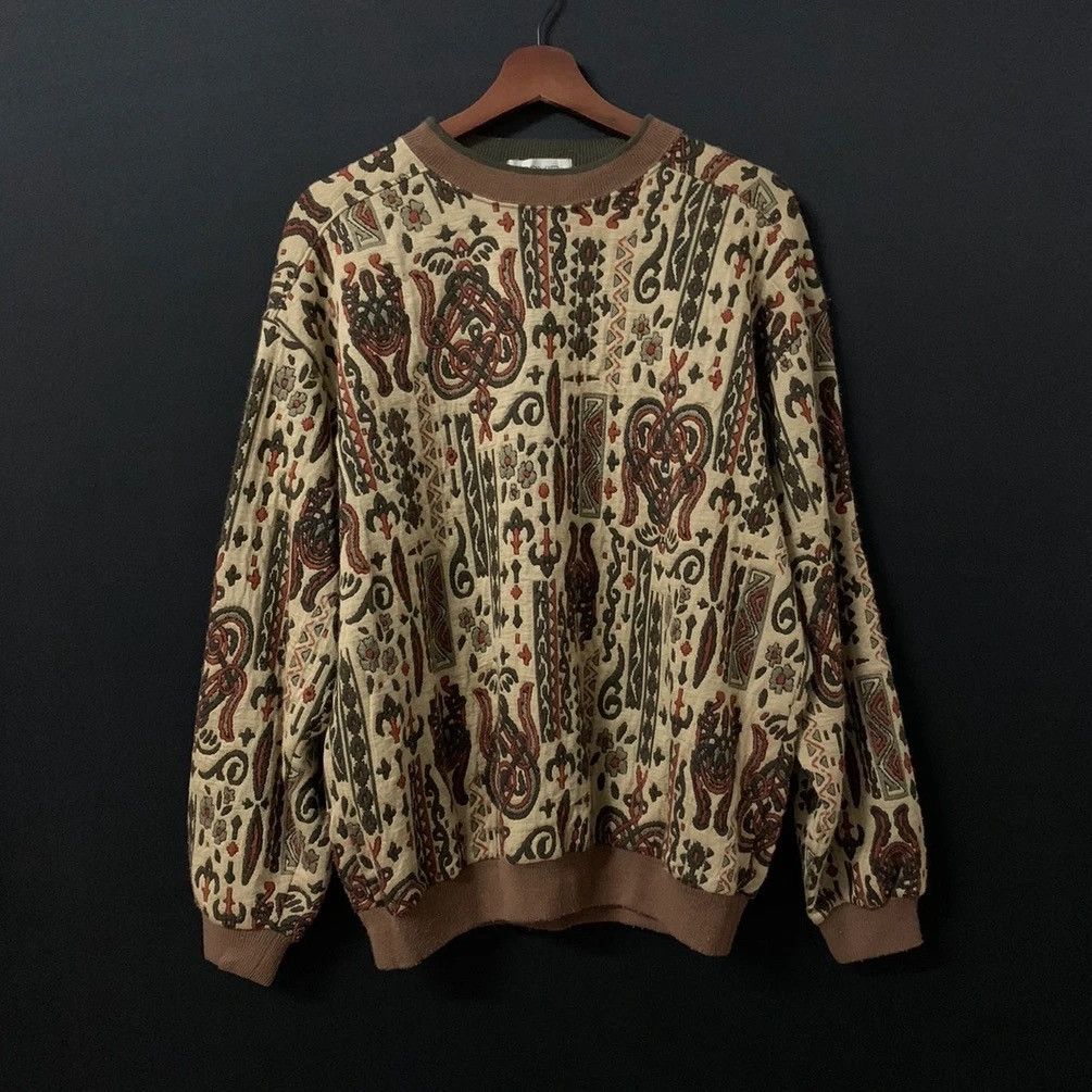 Japanese Brand Losvia Men Art Crewneck Pullover Sweatshirts Nice Design Size US L / EU 52-54 / 3 - 1 Thumbnail