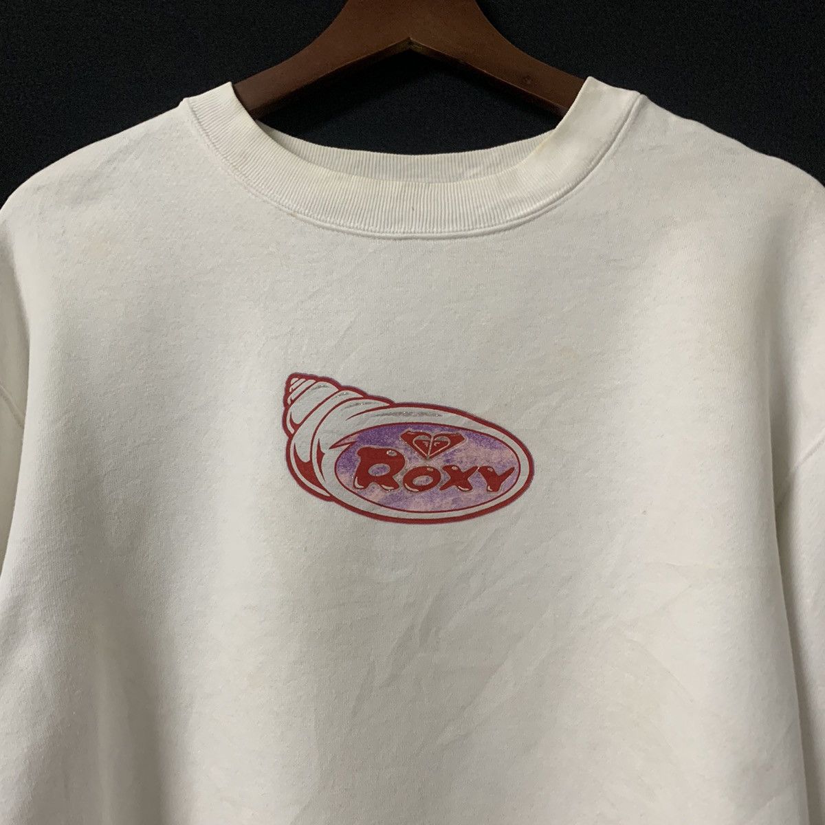 Other Vintage Roxy Crewneck Crop Pullover Sweater Size US M / EU 48-50 / 2 - 2 Thumbnail