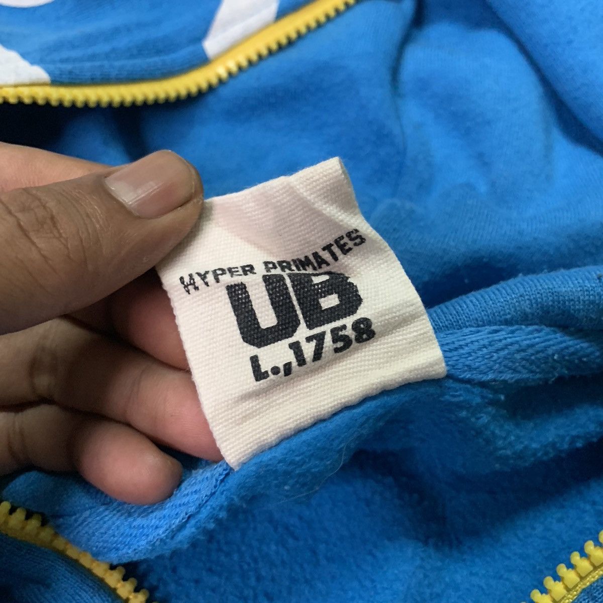 Designer Vintage Hyper Primates UITTG Baby Full Zipper Sweater Size US L / EU 52-54 / 3 - 7 Thumbnail