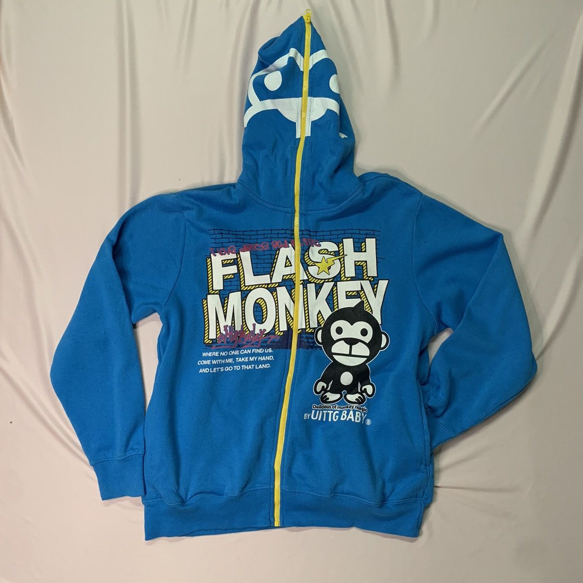Designer Vintage Hyper Primates UITTG Baby Full Zipper Sweater Size US L / EU 52-54 / 3 - 1 Thumbnail