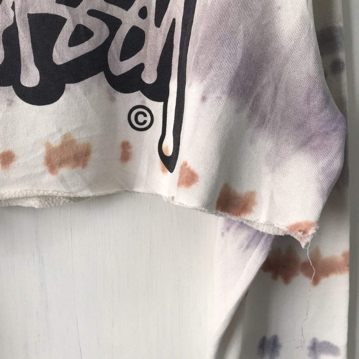 Stussy Vtg Stussy Crop/Half Style Sweatshirt Dyed Custom Like Size US M / EU 48-50 / 2 - 13 Thumbnail