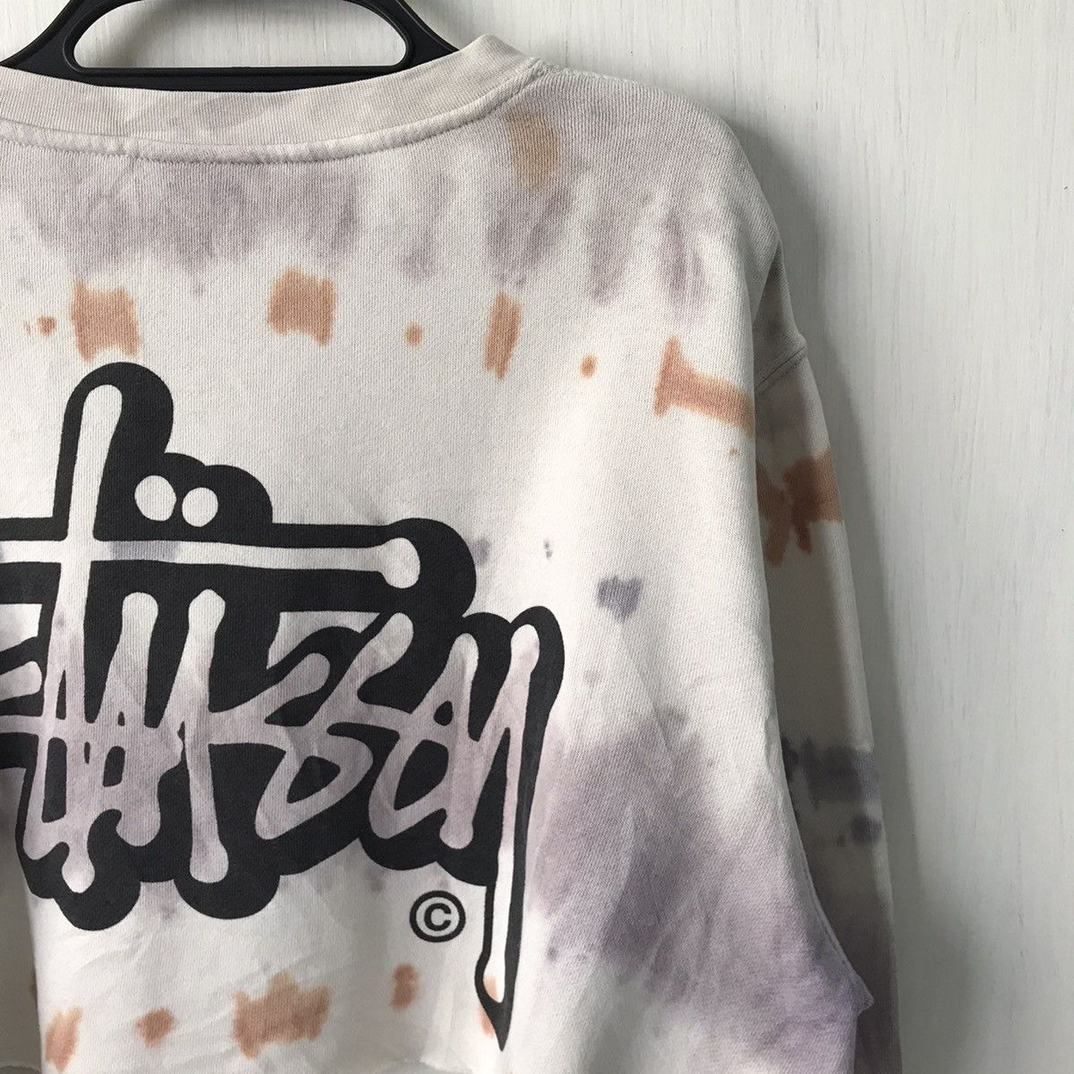 Stussy Vtg Stussy Crop/Half Style Sweatshirt Dyed Custom Like Size US M / EU 48-50 / 2 - 10 Thumbnail