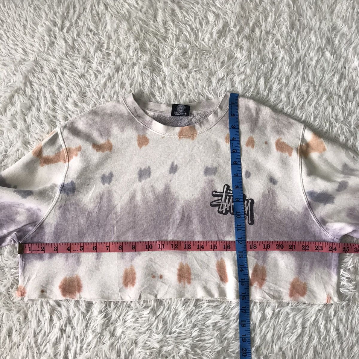 Stussy Vtg Stussy Crop/Half Style Sweatshirt Dyed Custom Like Size US M / EU 48-50 / 2 - 17 Thumbnail