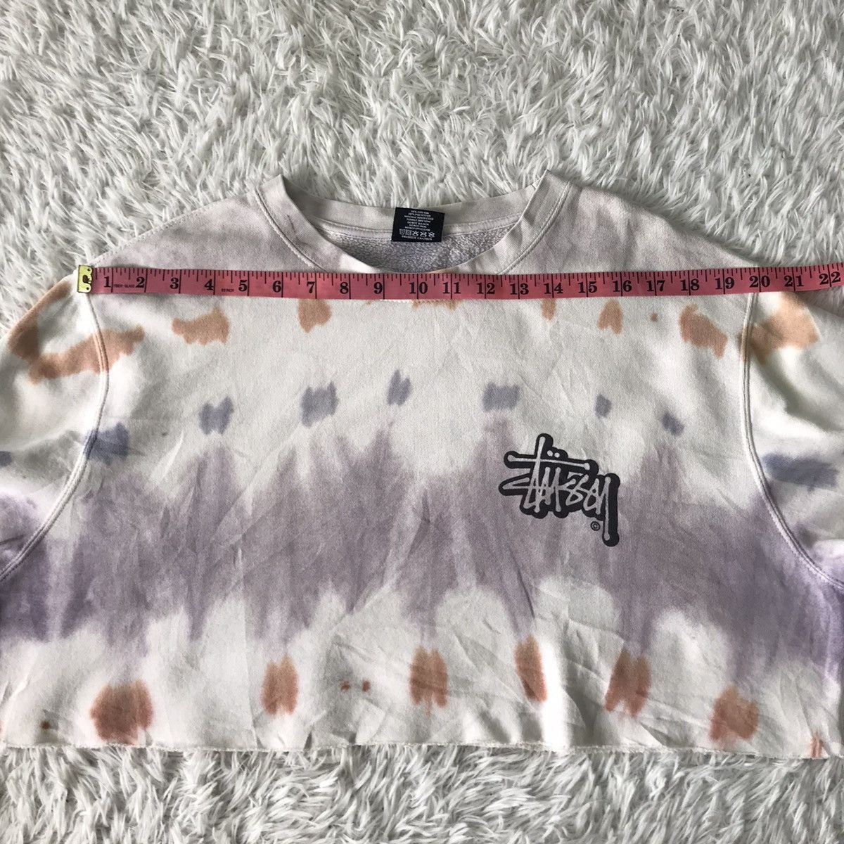 Stussy Vtg Stussy Crop/Half Style Sweatshirt Dyed Custom Like Size US M / EU 48-50 / 2 - 18 Thumbnail