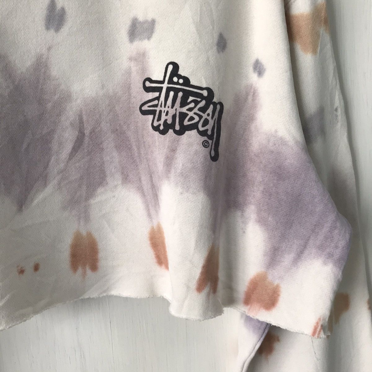 Stussy Vtg Stussy Crop/Half Style Sweatshirt Dyed Custom Like Size US M / EU 48-50 / 2 - 8 Thumbnail
