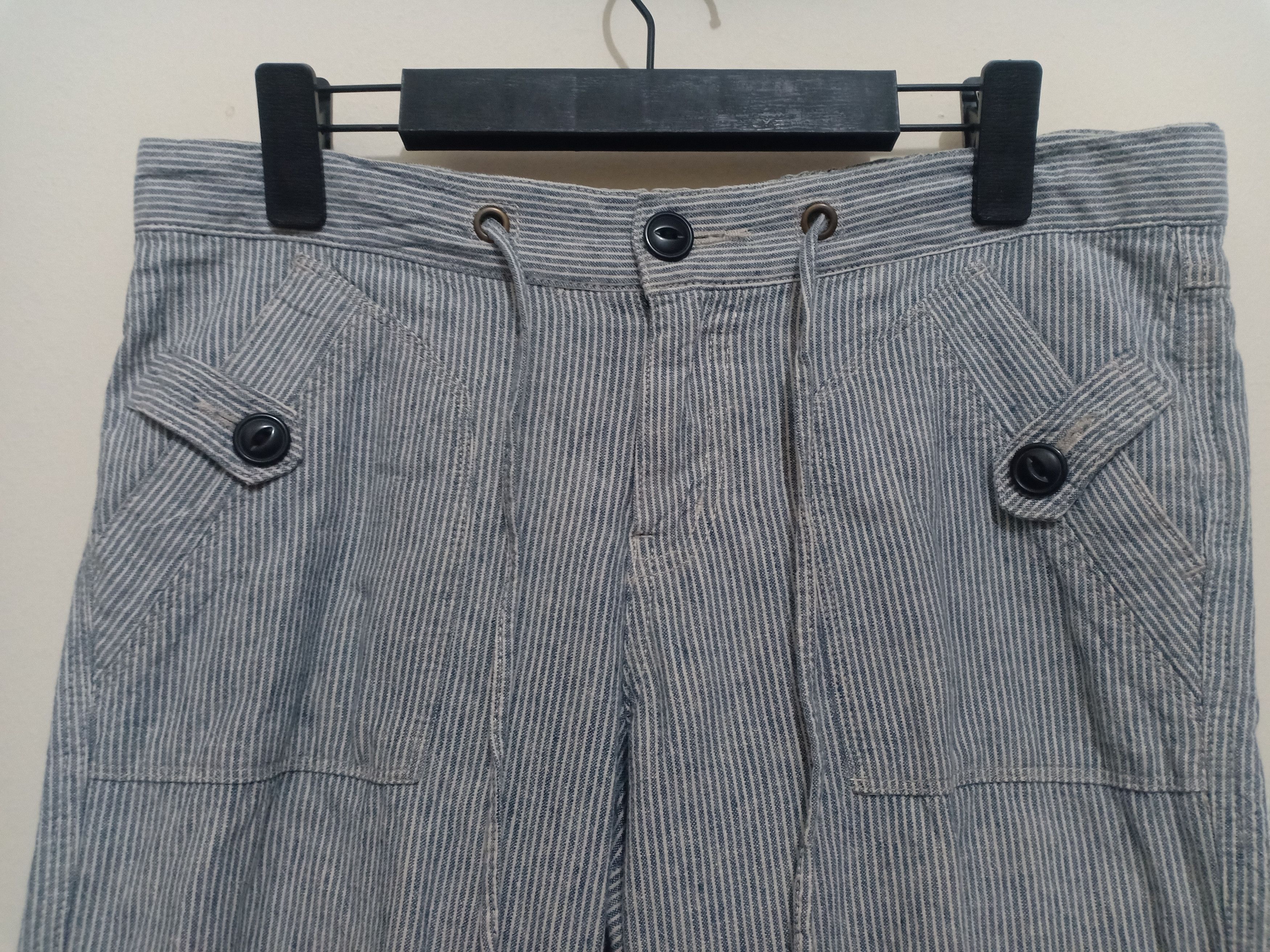 Designer × Japanese Brand Vtg Hikory Honey Suckle Rose Bushpant relax pants Size US 31 - 3 Thumbnail