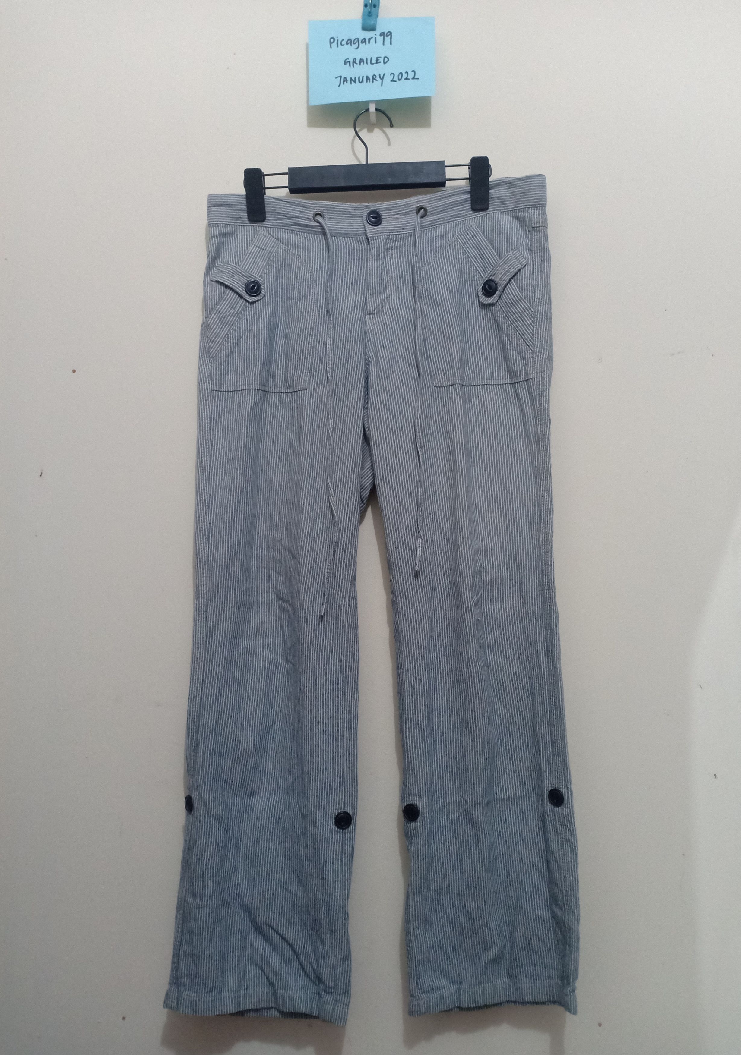 Designer × Japanese Brand Vtg Hikory Honey Suckle Rose Bushpant relax pants Size US 31 - 1 Thumbnail