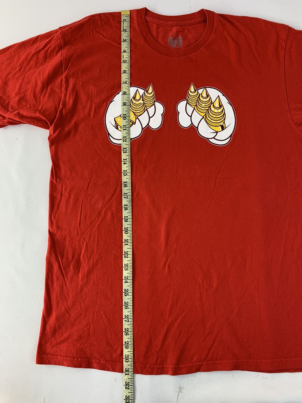 Rap Tees Hype Wutang Clan Band Big Knuckle Ring Logo Rap Tee Size US L / EU 52-54 / 3 - 7 Thumbnail