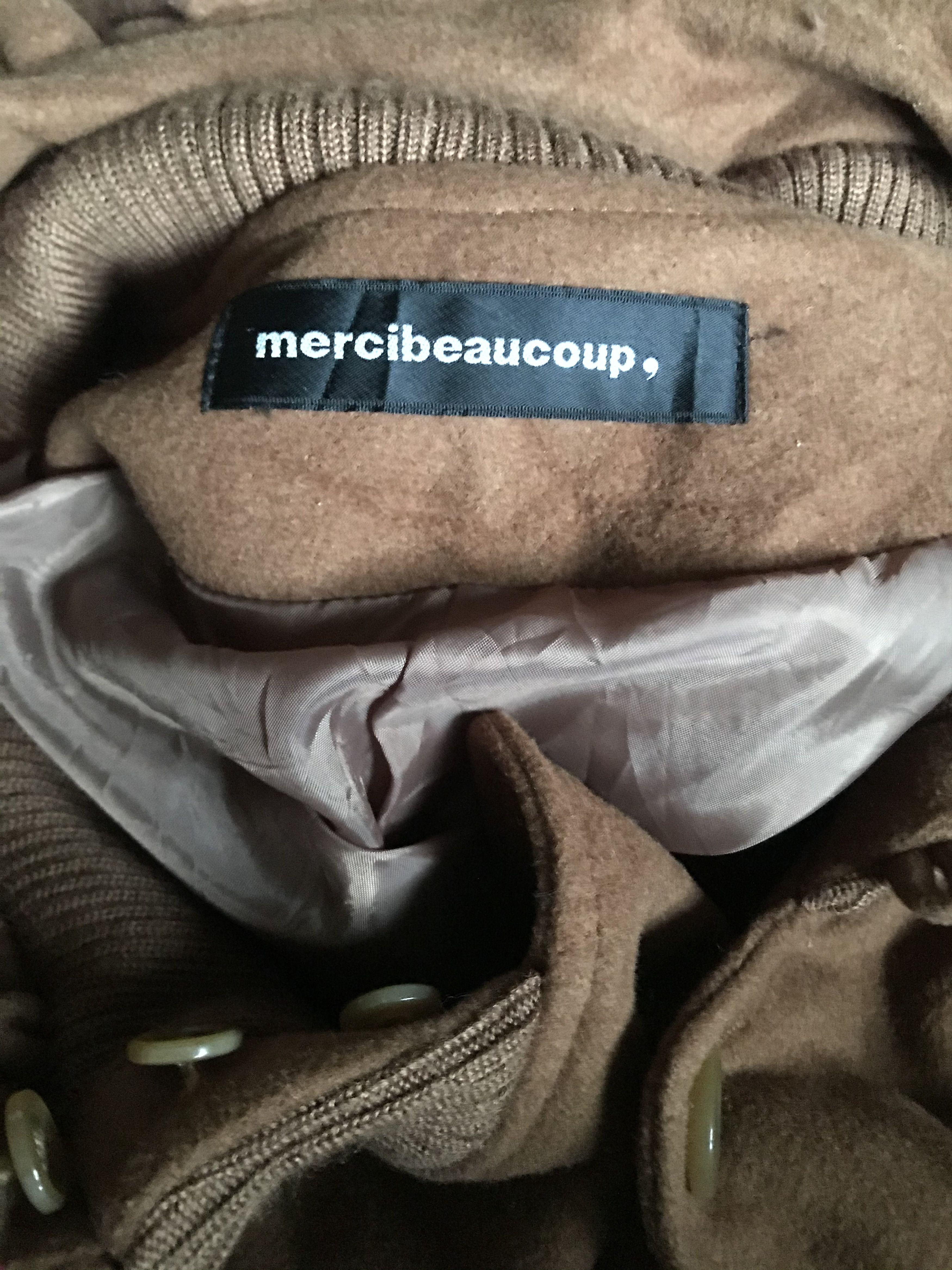 Issey Miyake × Japanese Brand × mercibeaucoup Mercibeaucoup High Big Collar Wool Blend Jacket Size US M / EU 48-50 / 2 - 3 Thumbnail