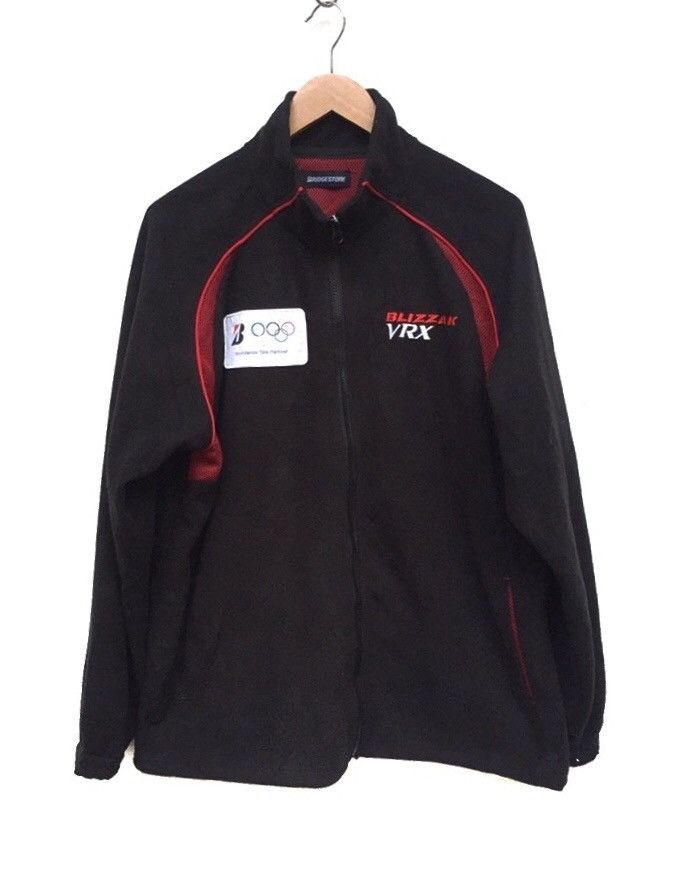 Vintage 🔥Bridgestone Fleece Jacket Size US L / EU 52-54 / 3 - 1 Thumbnail