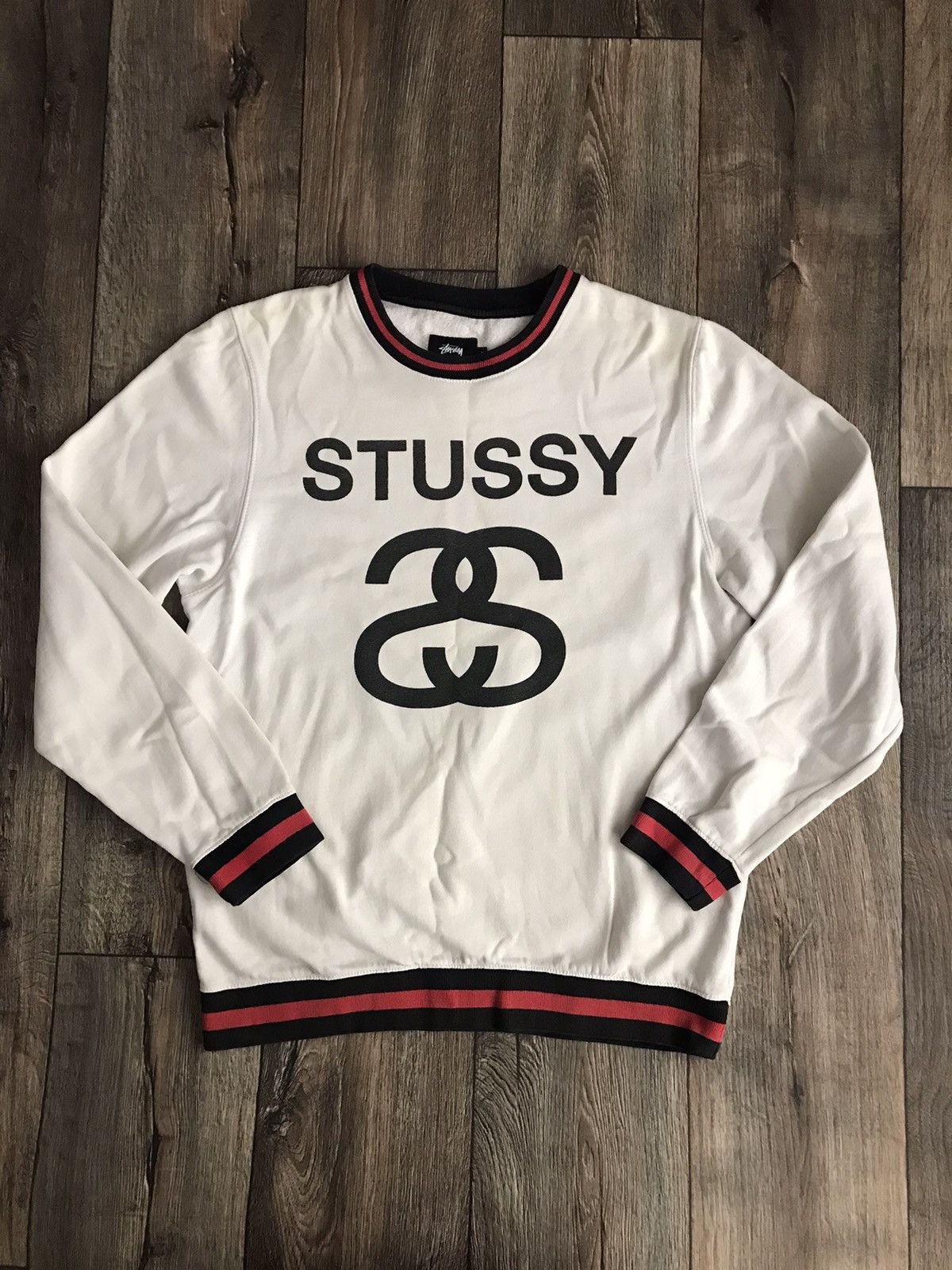 Stussy Vintage Stussy Double S Logo Sweatshirt Size US XL / EU 56 / 4 - 1 Thumbnail