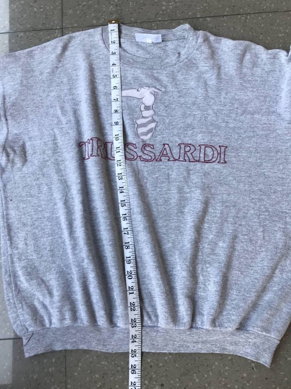 Trussardi Vintage 90s Trussardi Sweatshirt Crewneck Baggy Oversized Size US L / EU 52-54 / 3 - 7 Thumbnail