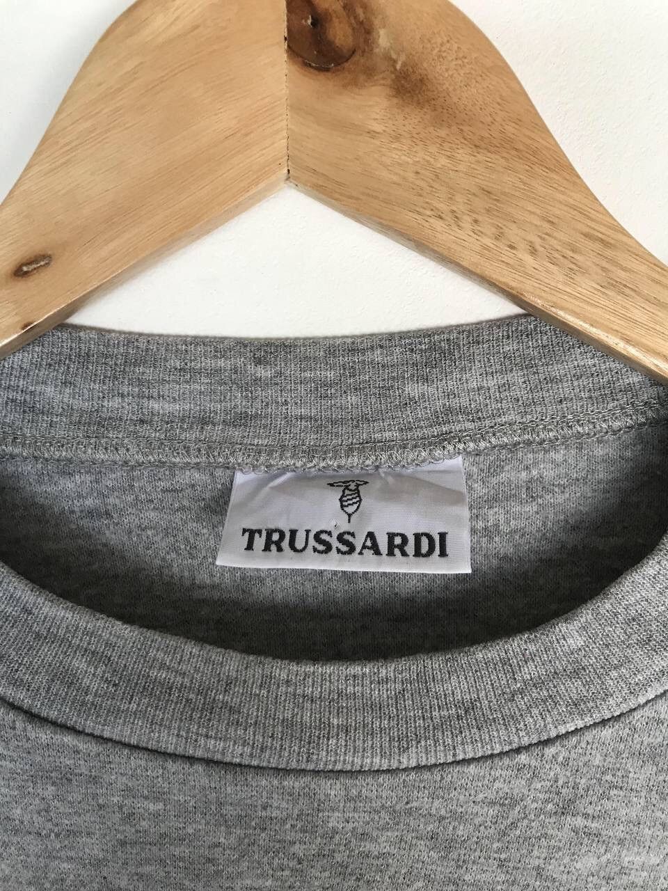 Trussardi Vintage 90s Trussardi Sweatshirt Crewneck Baggy Oversized Size US L / EU 52-54 / 3 - 3 Thumbnail