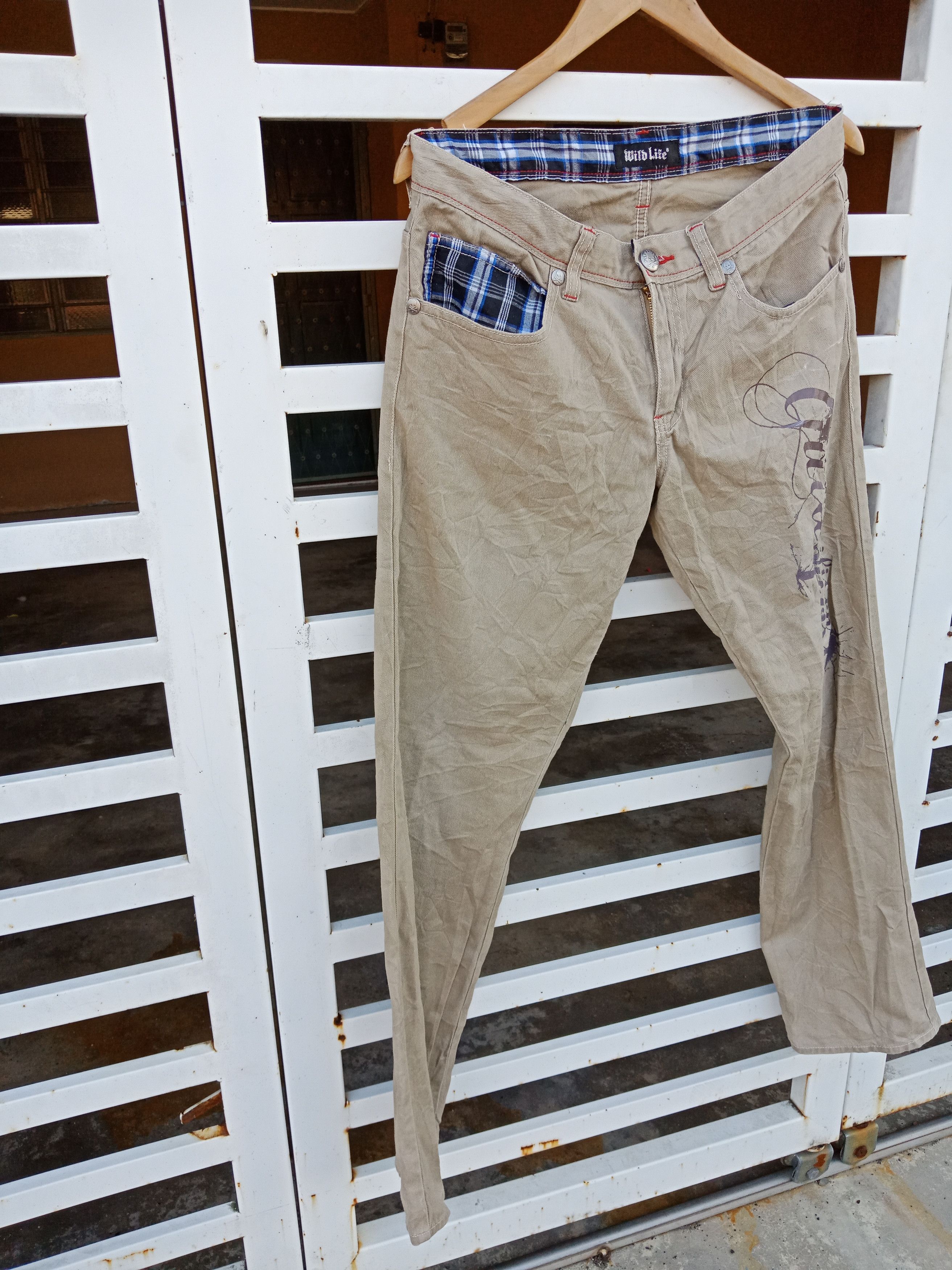 semanticdesign Wild Life Avant Garde Words Pants Size US 33 - 3 Thumbnail