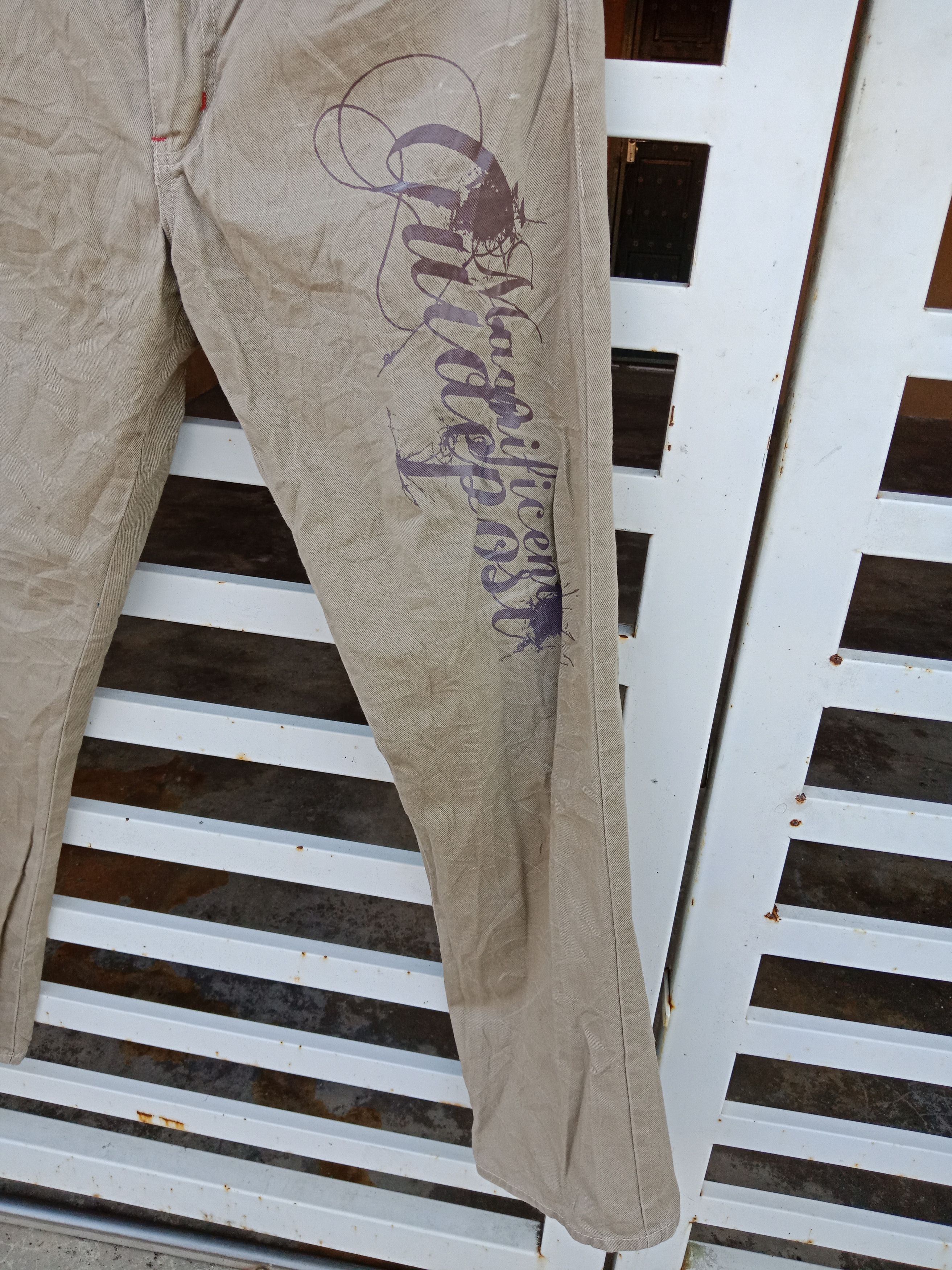 semanticdesign Wild Life Avant Garde Words Pants Size US 33 - 7 Thumbnail