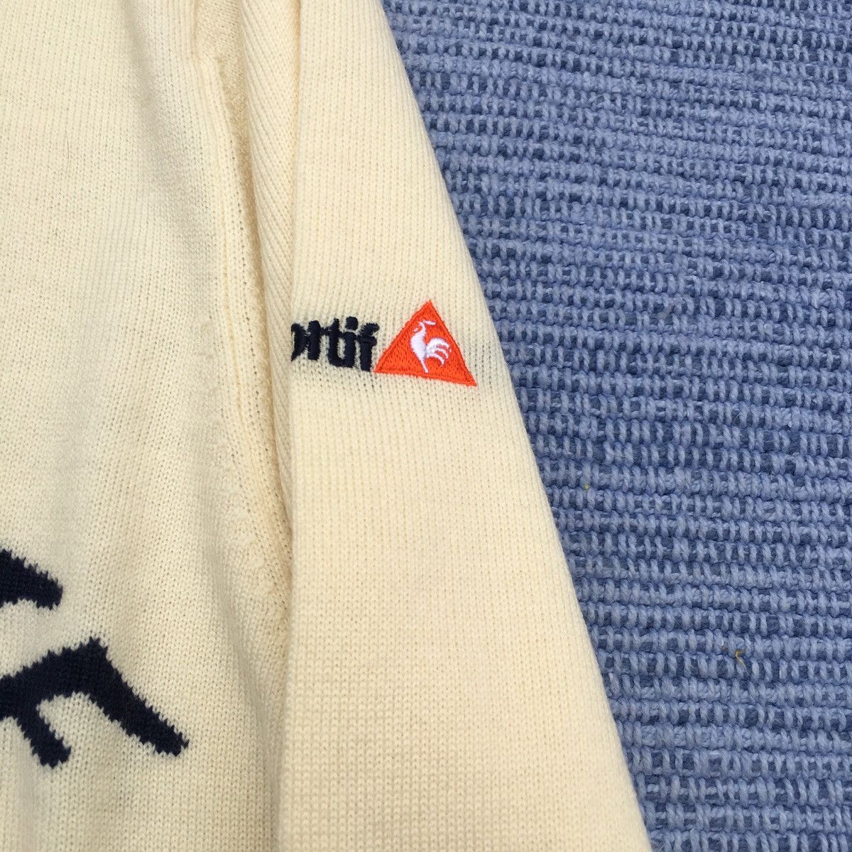 Le Coq Sportif vintage 90s le coq sportif knitweat Size US L / EU 52-54 / 3 - 6 Thumbnail