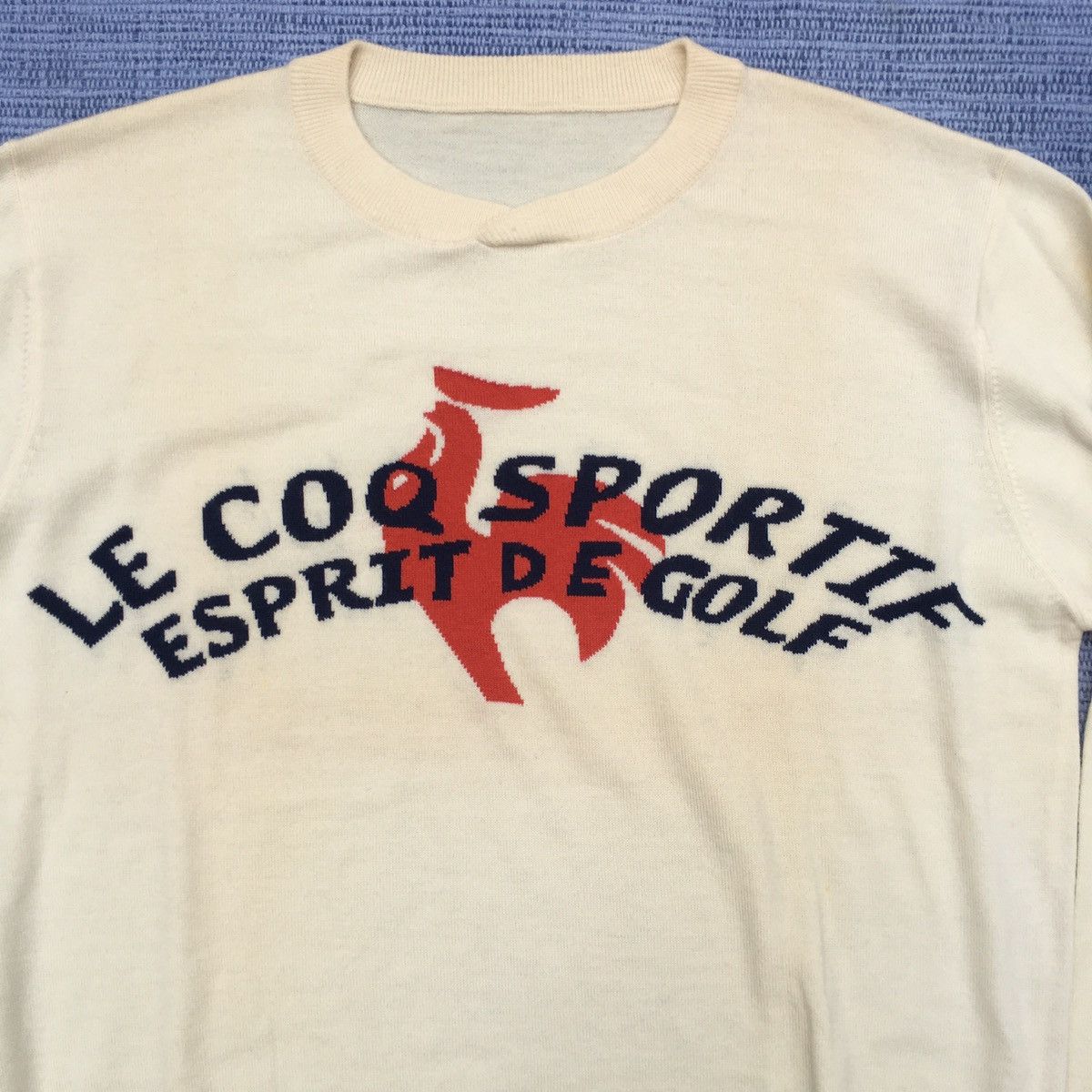Le Coq Sportif vintage 90s le coq sportif knitweat Size US L / EU 52-54 / 3 - 3 Thumbnail