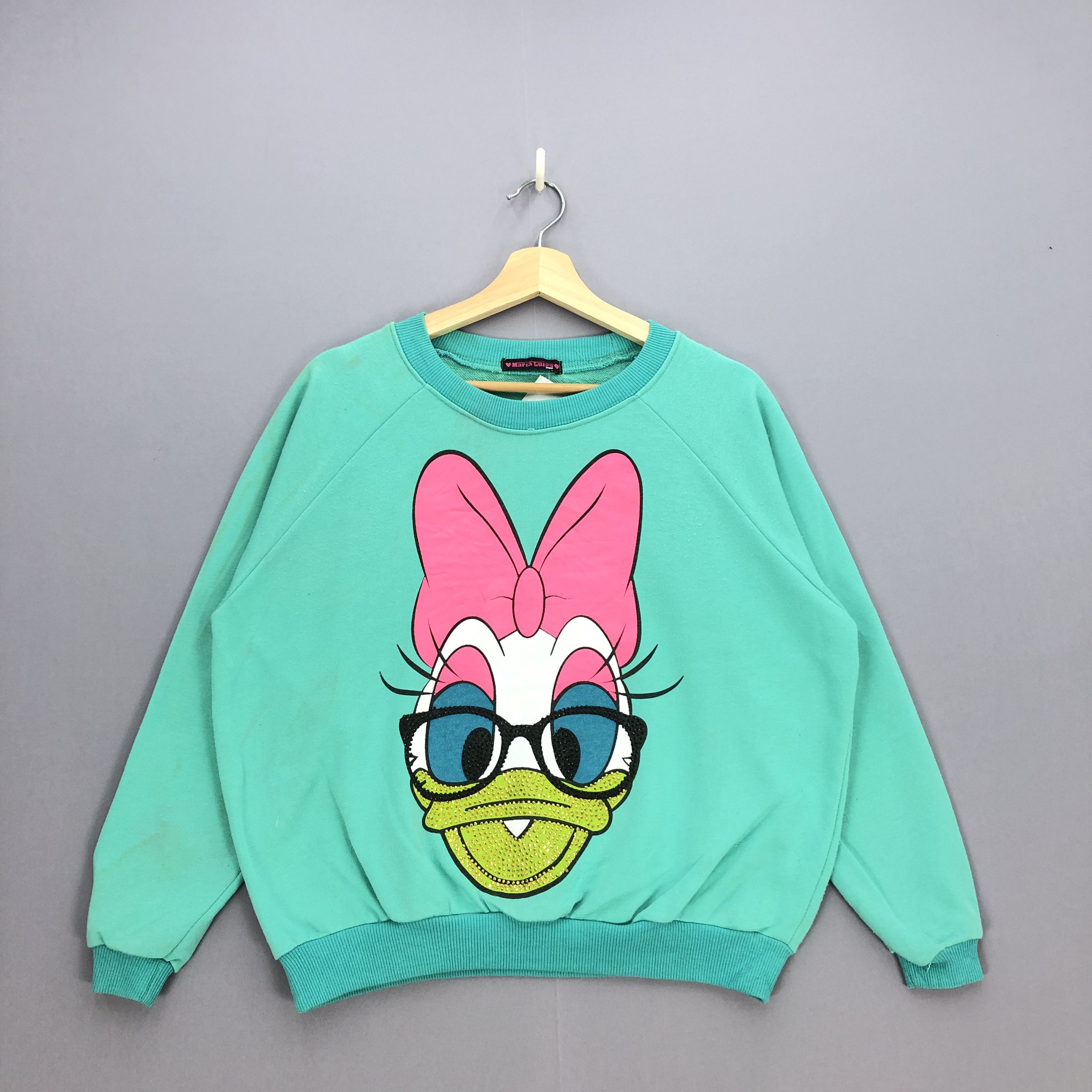 Cartoon Network × Disney × Vintage Vintage Daisy Duck Sweatshirt Disney Crewneck Sweater Size M / US 6-8 / IT 42-44 - 1 Thumbnail