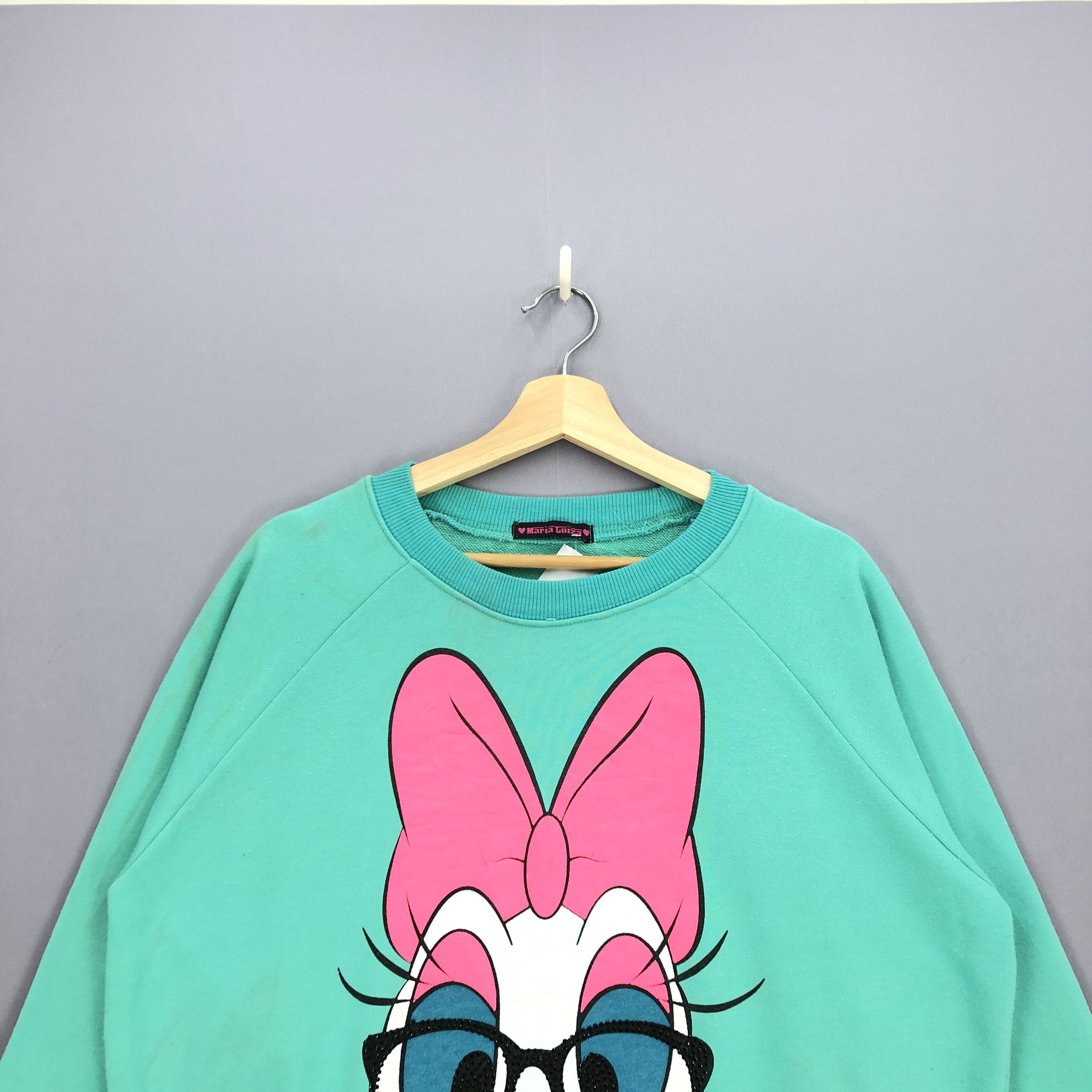 Cartoon Network × Disney × Vintage Vintage Daisy Duck Sweatshirt Disney Crewneck Sweater Size M / US 6-8 / IT 42-44 - 2 Thumbnail