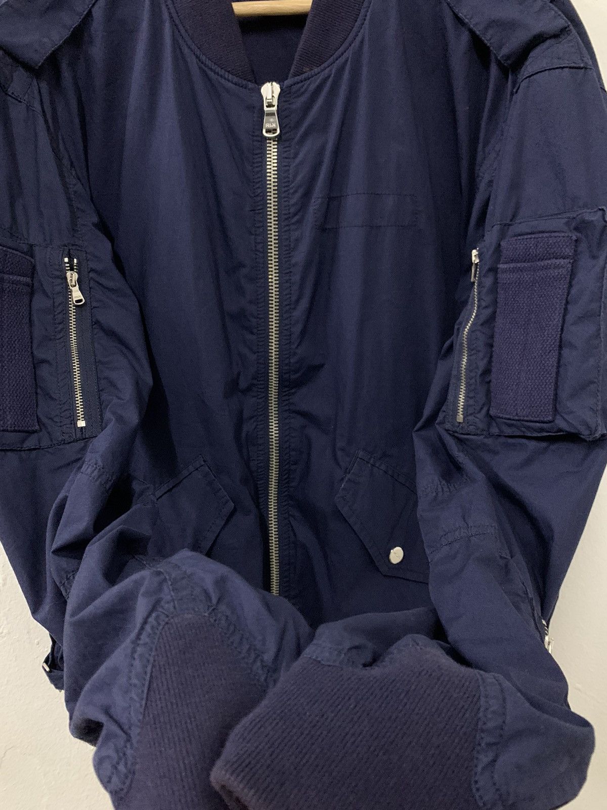 RLX Ralph Lauren RLX Ralph Lauren Multi Pocket Zipper Light Bomber Jacket Size US L / EU 52-54 / 3 - 5 Thumbnail