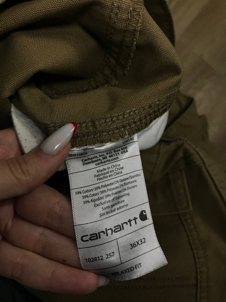 Carhartt × Vintage Carhartt vintage streetwear work pants Size US 36 / EU 52 - 6 Thumbnail