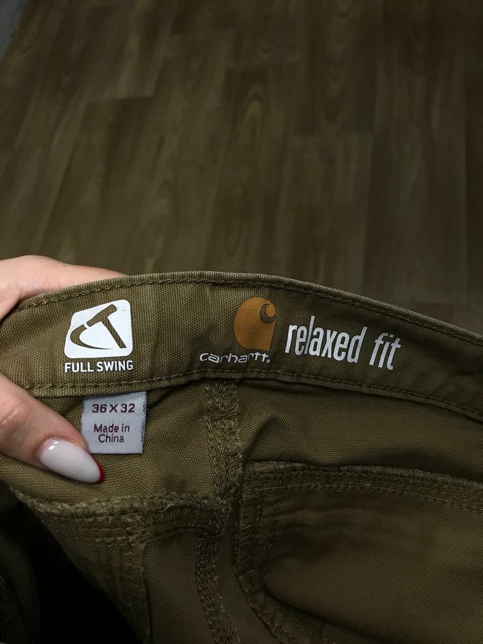 Carhartt × Vintage Carhartt vintage streetwear work pants Size US 36 / EU 52 - 3 Thumbnail