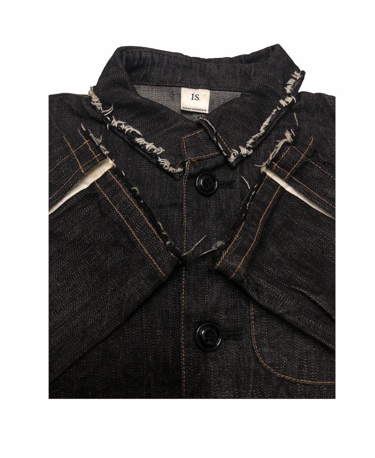 Issey Miyake Issey Miyake Sunao Kuwahara Indigo Trucker Denim Jacket Size S / US 4 / IT 40 - 4 Thumbnail