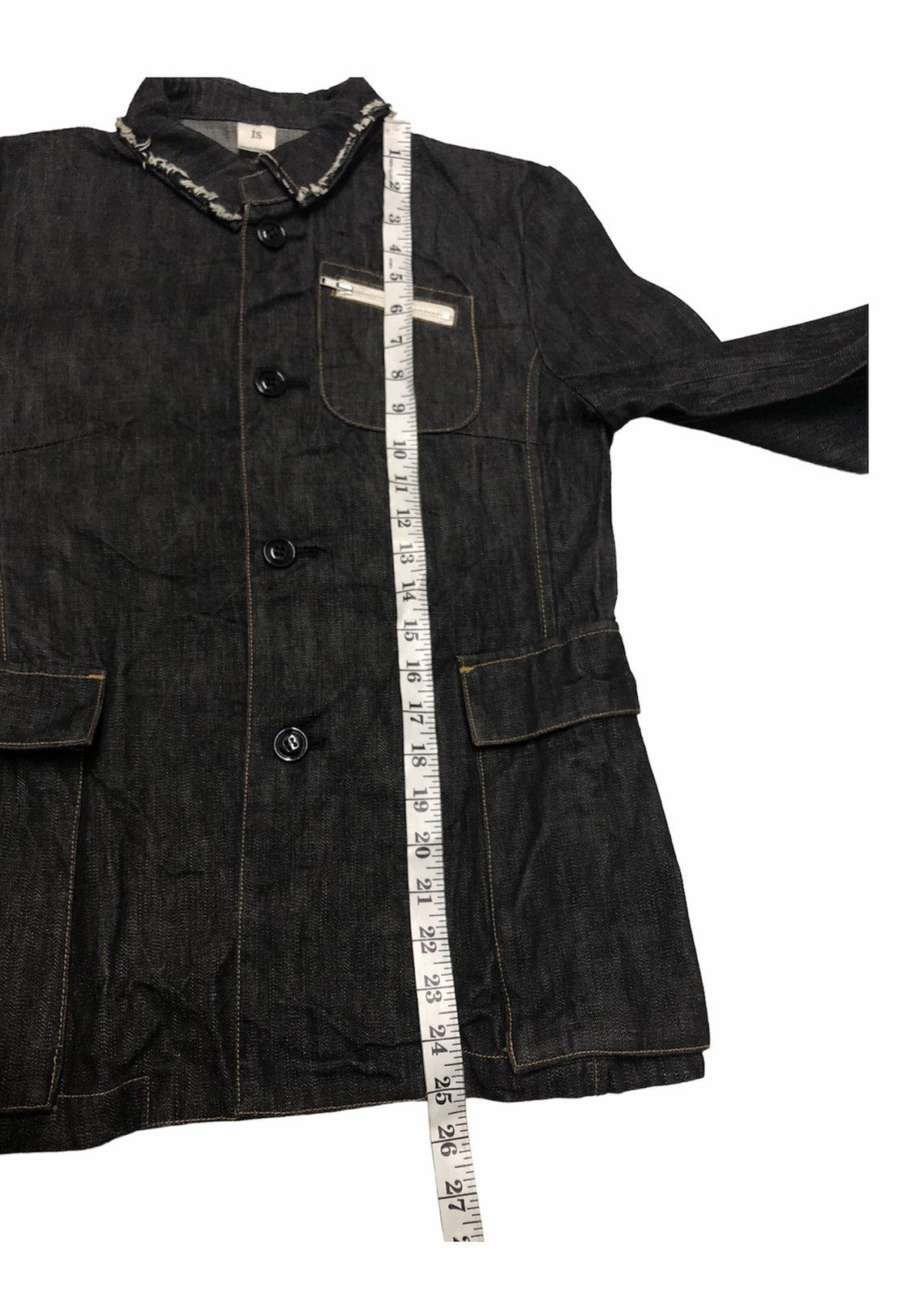 Issey Miyake Issey Miyake Sunao Kuwahara Indigo Trucker Denim Jacket Size S / US 4 / IT 40 - 14 Thumbnail