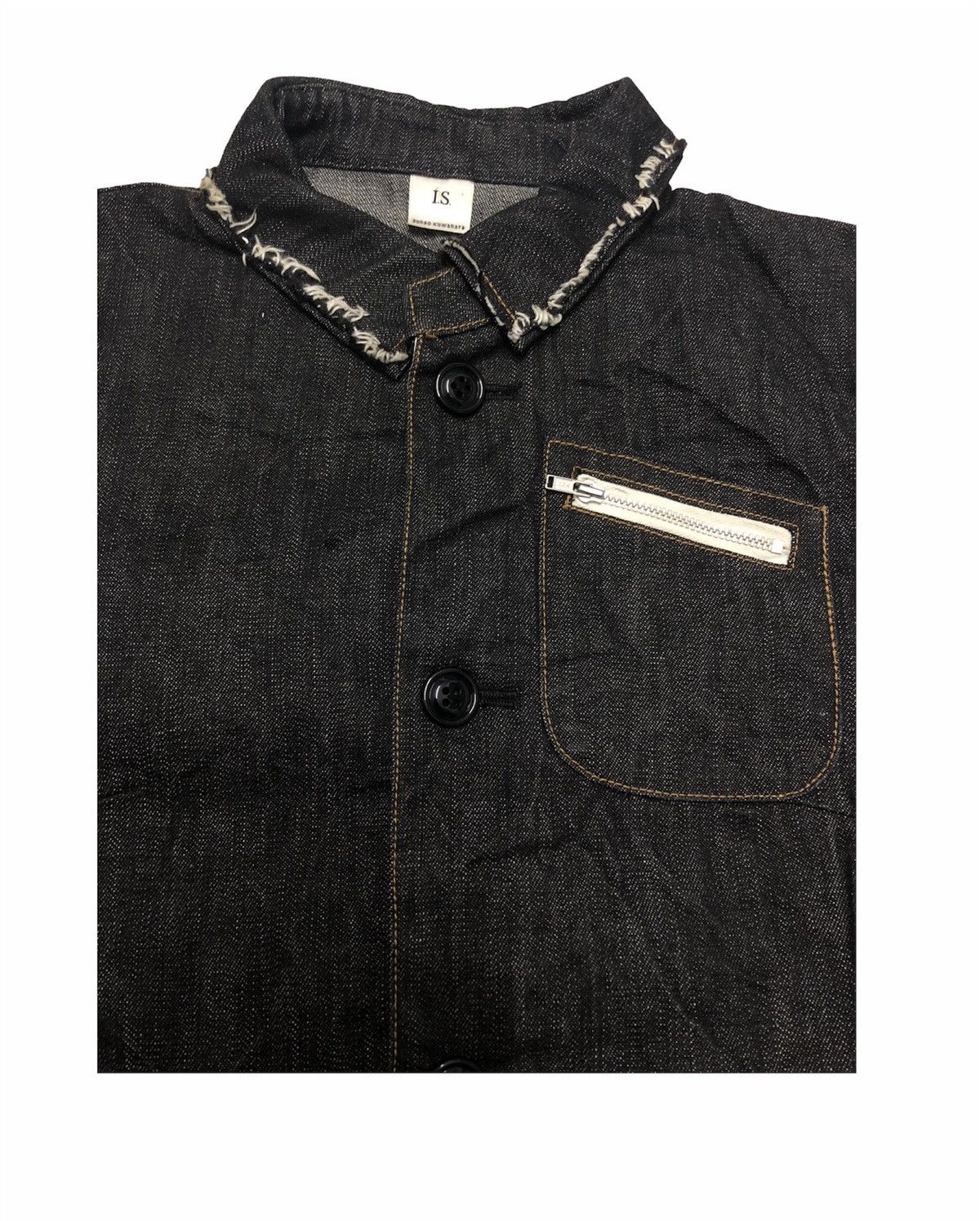 Issey Miyake Issey Miyake Sunao Kuwahara Indigo Trucker Denim Jacket Size S / US 4 / IT 40 - 5 Thumbnail