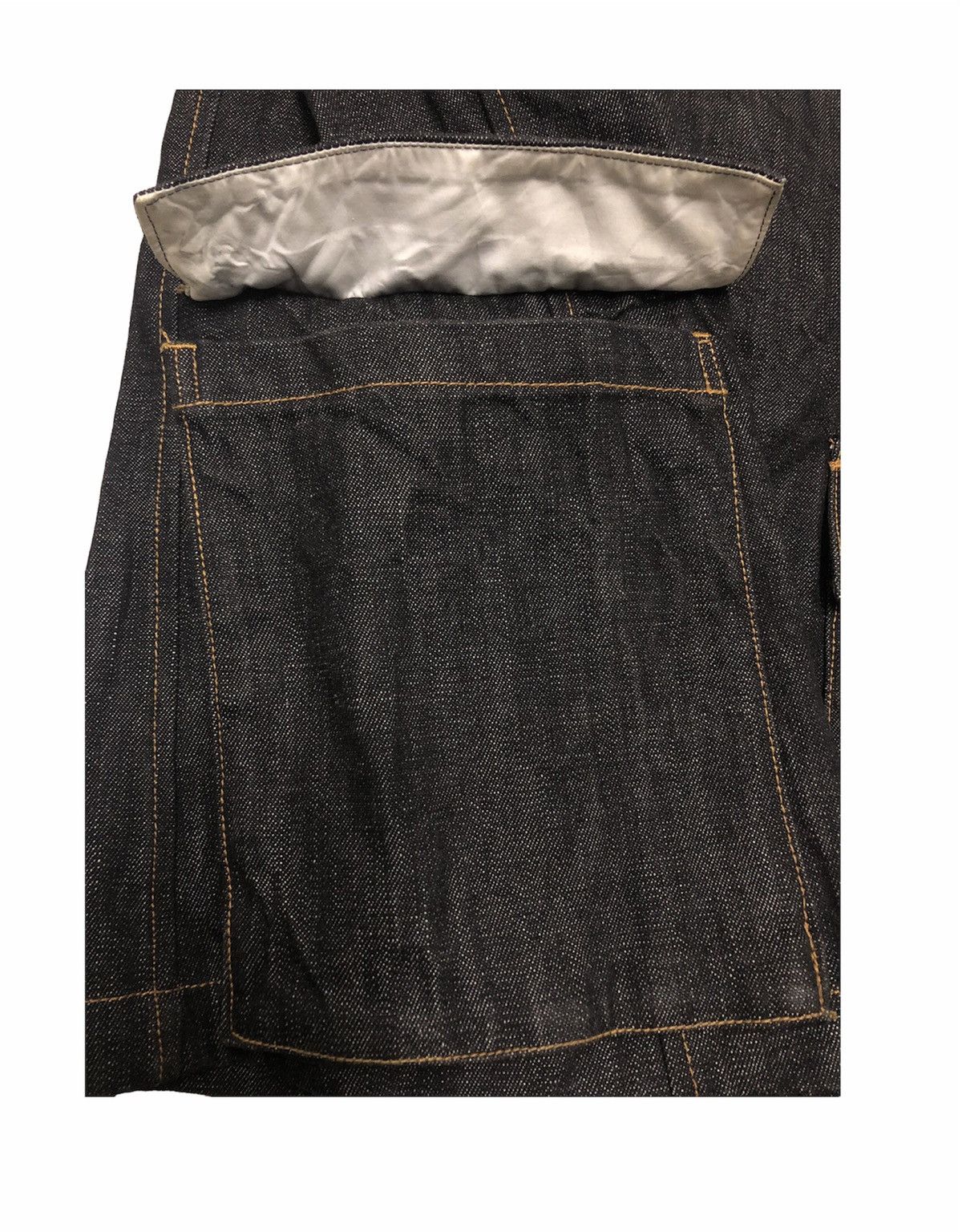 Issey Miyake Issey Miyake Sunao Kuwahara Indigo Trucker Denim Jacket Size S / US 4 / IT 40 - 7 Thumbnail