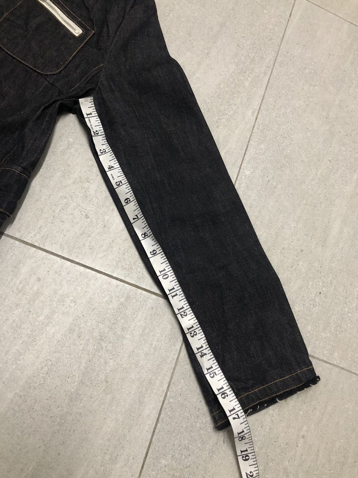Issey Miyake Issey Miyake Sunao Kuwahara Indigo Trucker Denim Jacket Size S / US 4 / IT 40 - 15 Thumbnail