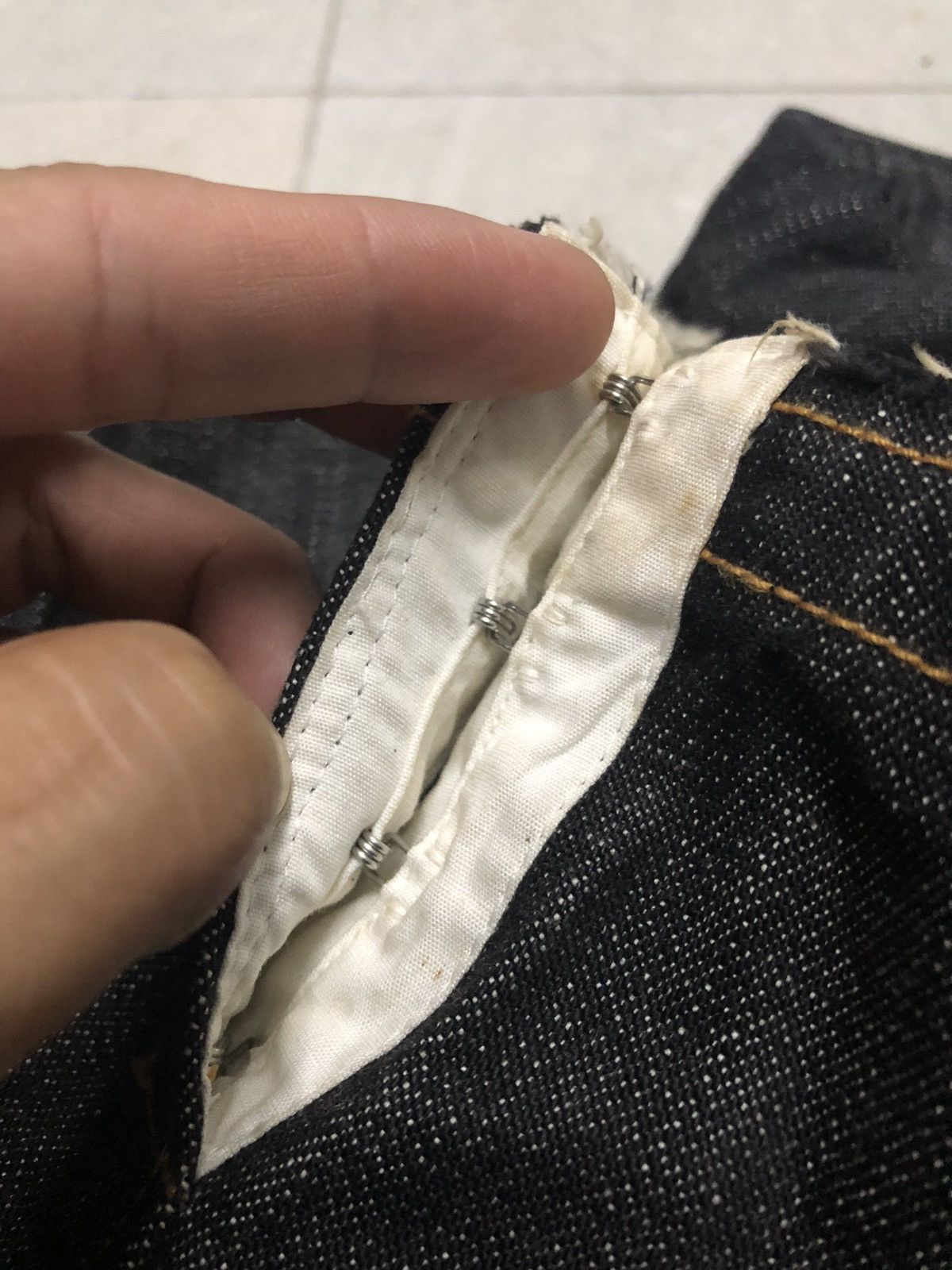 Issey Miyake Issey Miyake Sunao Kuwahara Indigo Trucker Denim Jacket Size S / US 4 / IT 40 - 10 Thumbnail