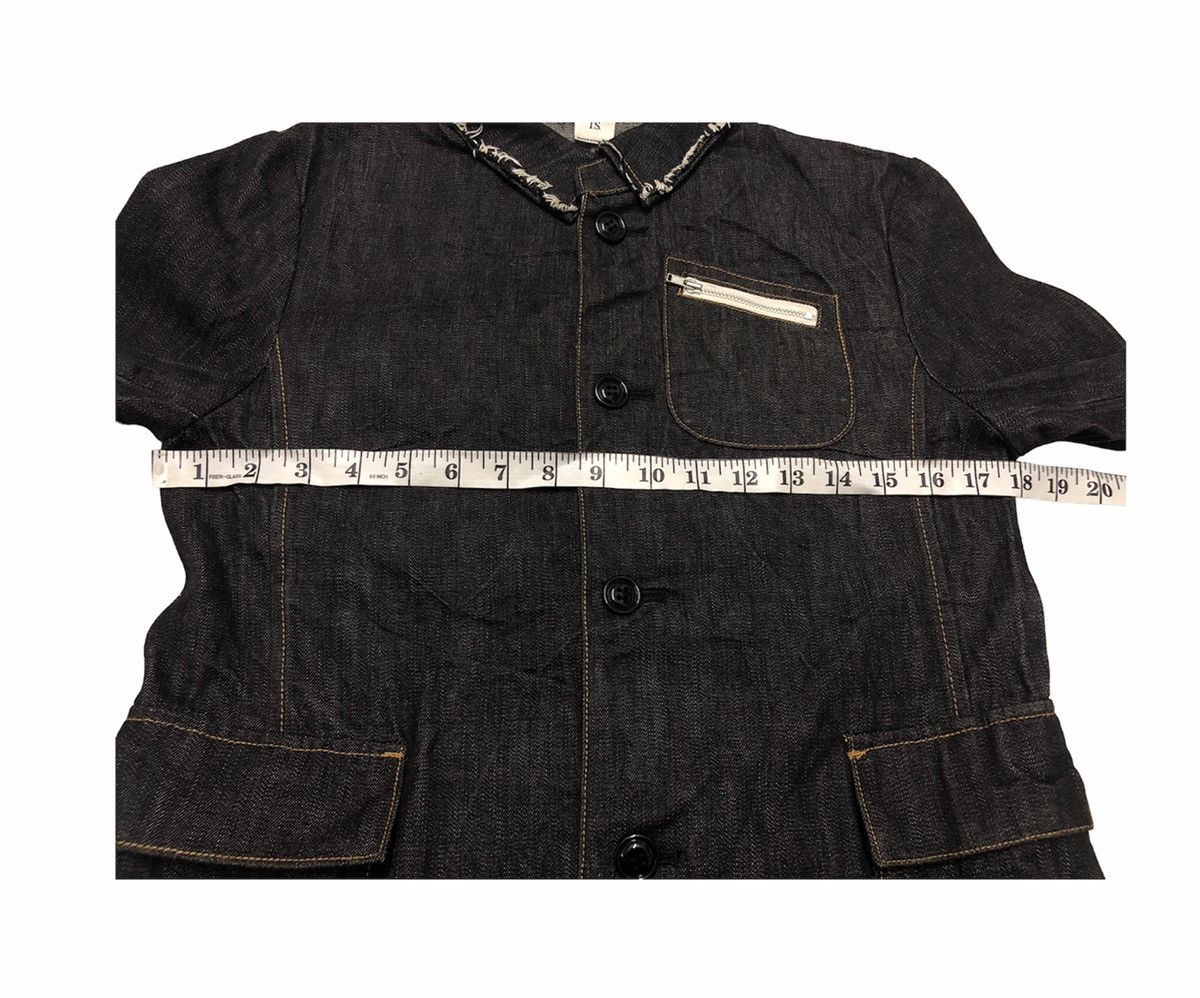 Issey Miyake Issey Miyake Sunao Kuwahara Indigo Trucker Denim Jacket Size S / US 4 / IT 40 - 13 Thumbnail