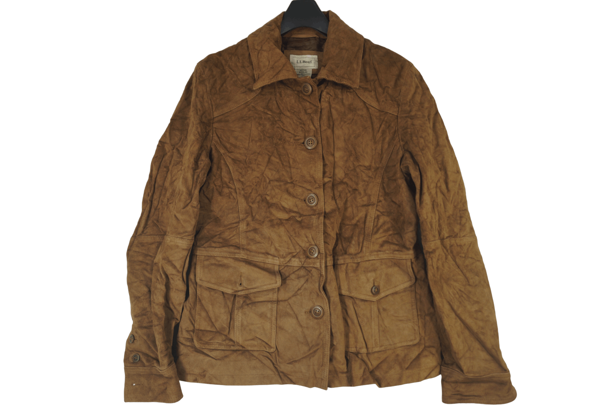 Vintage L.L. Bean Leather Jacket Buttonup